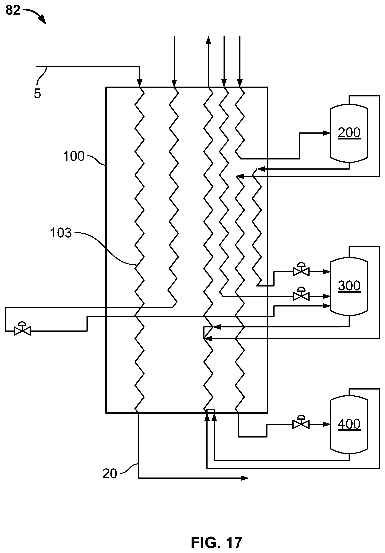 Patent US12104849 Figure 16 – Mixed refrigerant system and method