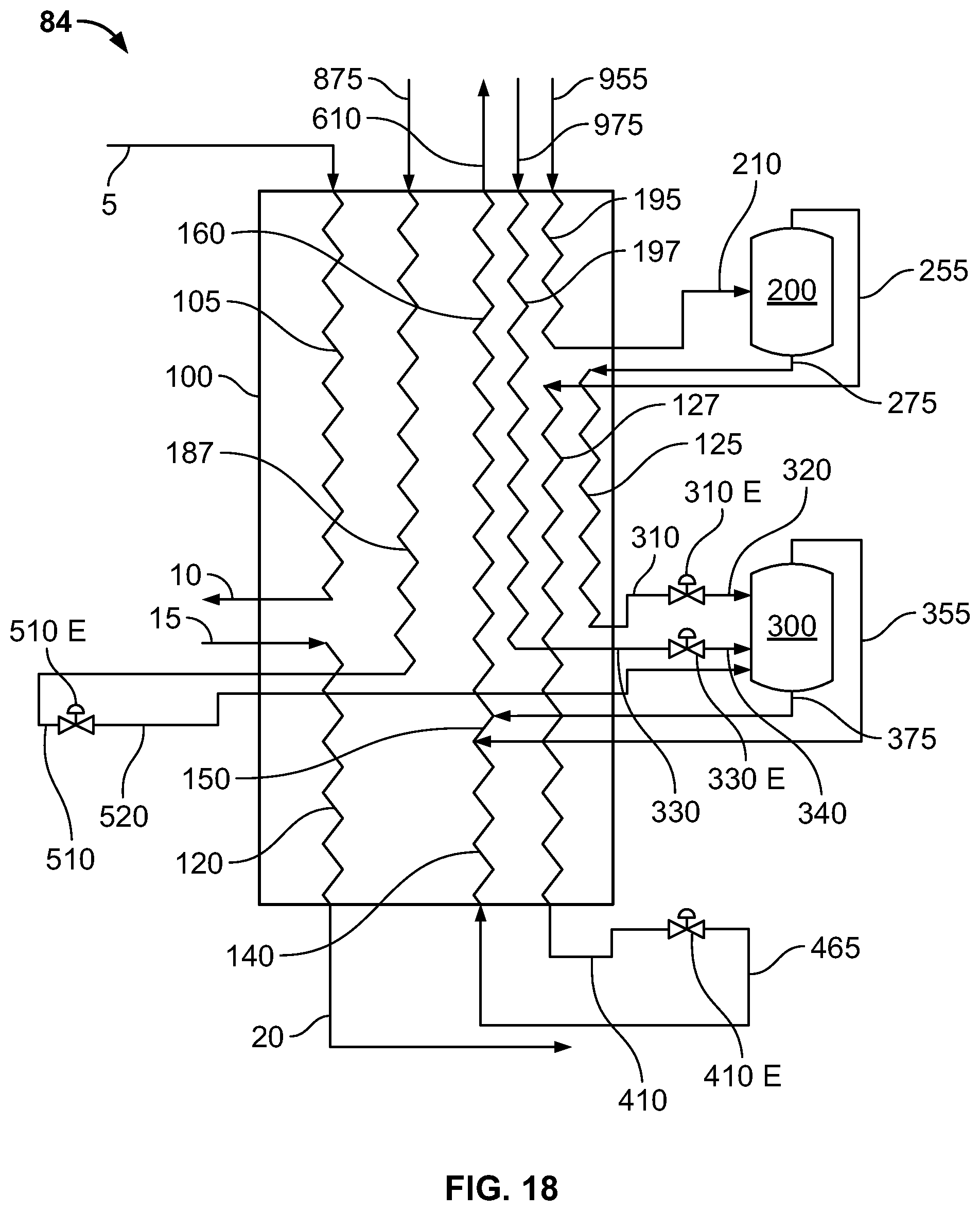 Patent US12104849 Figure 17 – Mixed refrigerant system and method