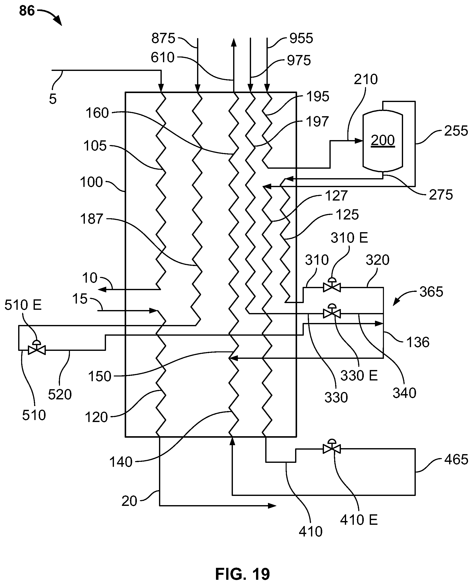 Patent US12104849 Figure 18 – Mixed refrigerant system and method