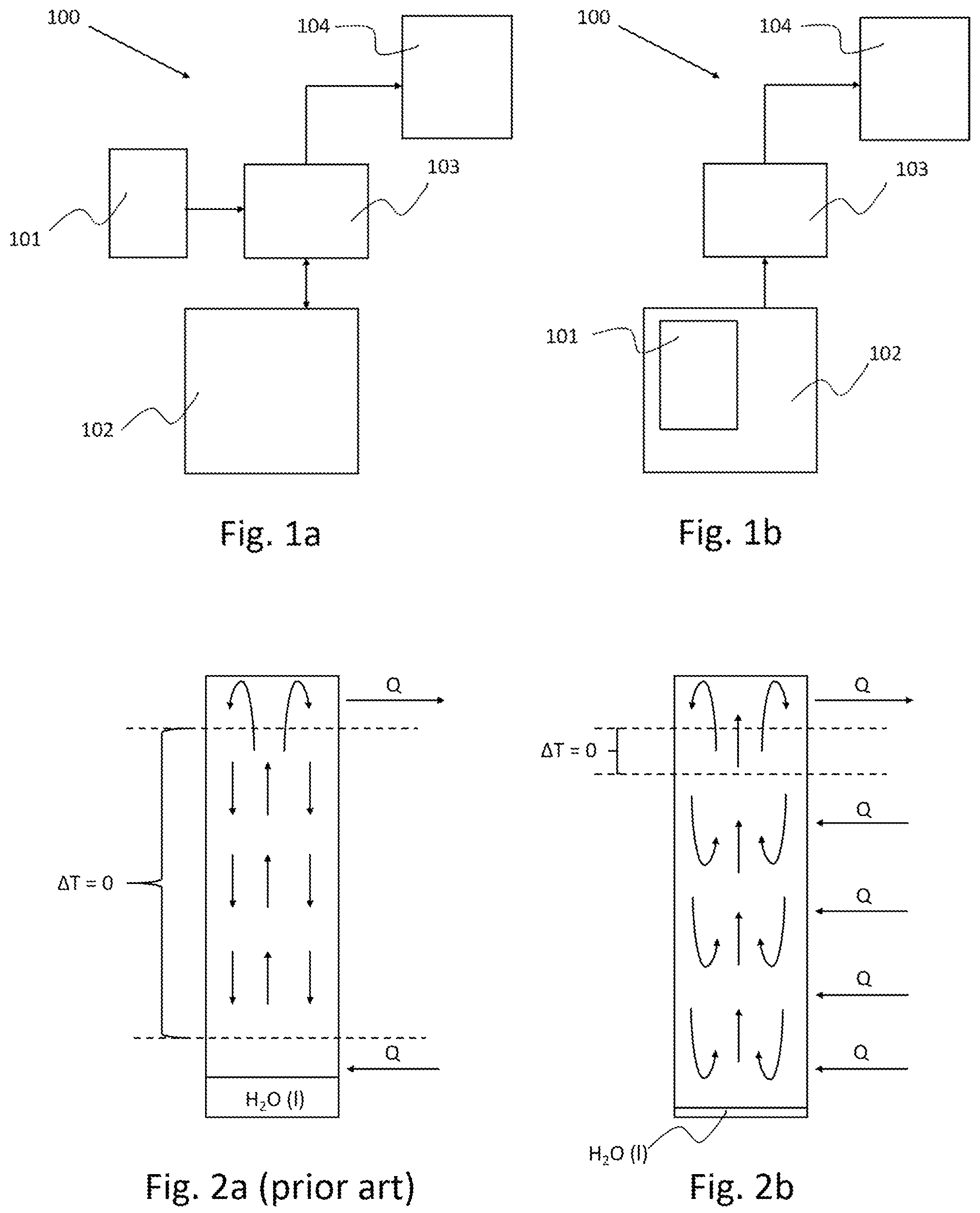 Patent US12104855 Figure 1 – System and a method for storing and transferring heat