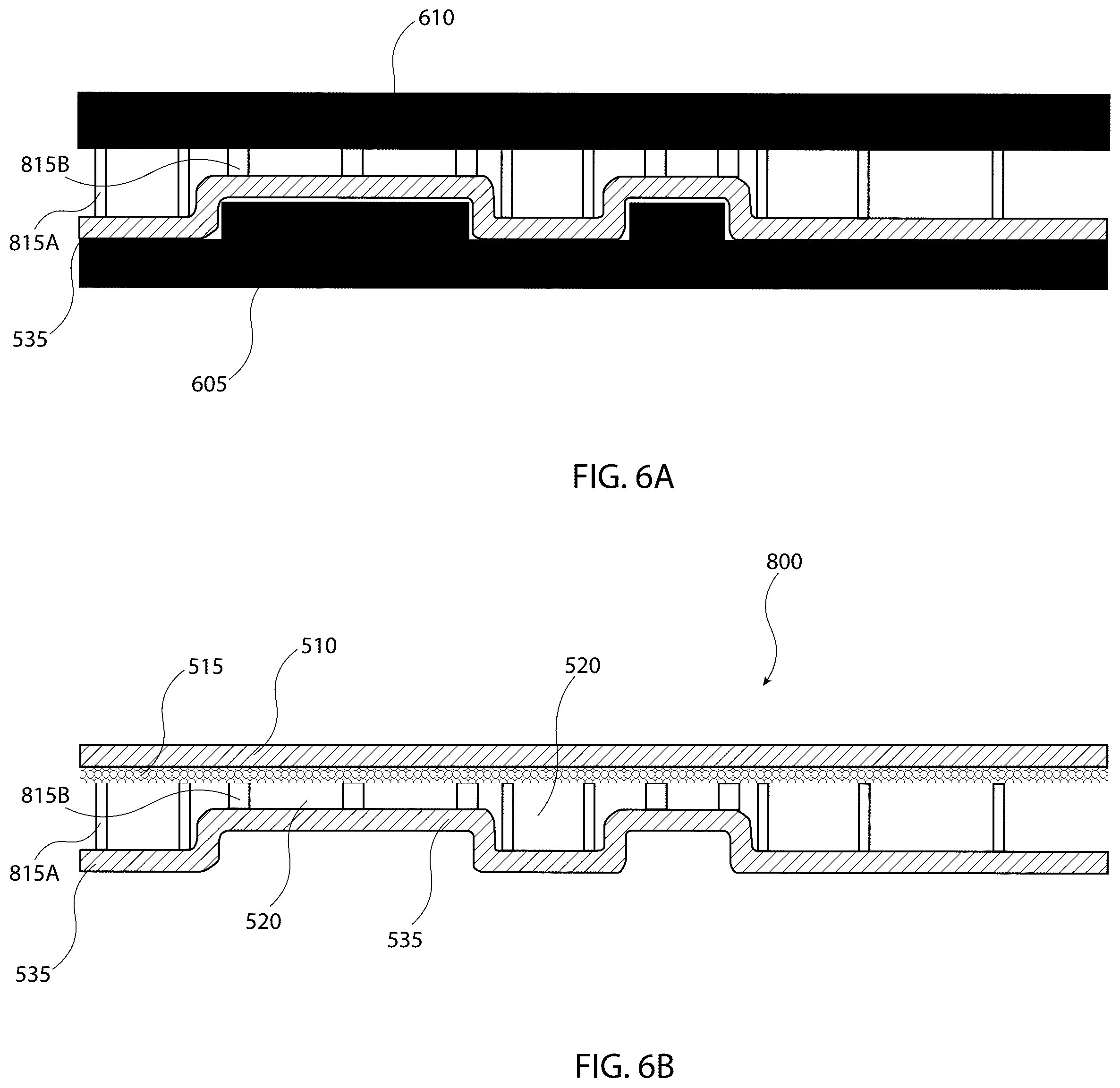 Patent US12104856 Figure 6 – Method and device for optimization of vapor transport in a thermal ground plane using void space in mobile systems