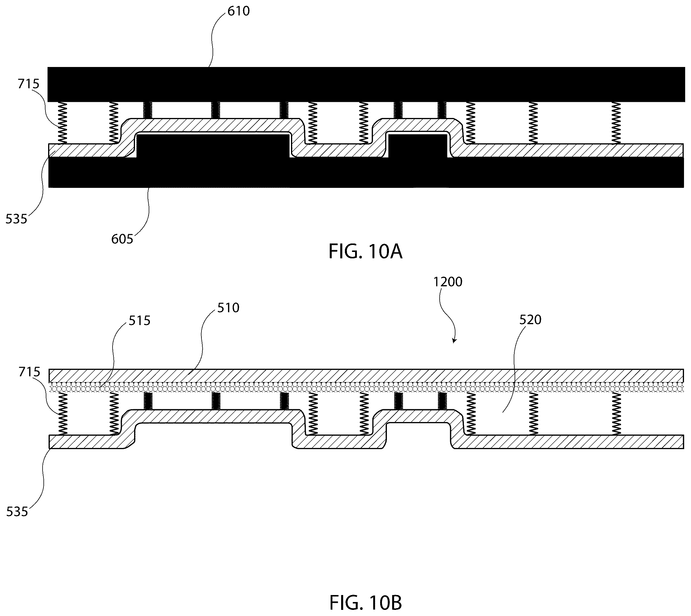 Patent US12104856 Figure 10 – Method and device for optimization of vapor transport in a thermal ground plane using void space in mobile systems