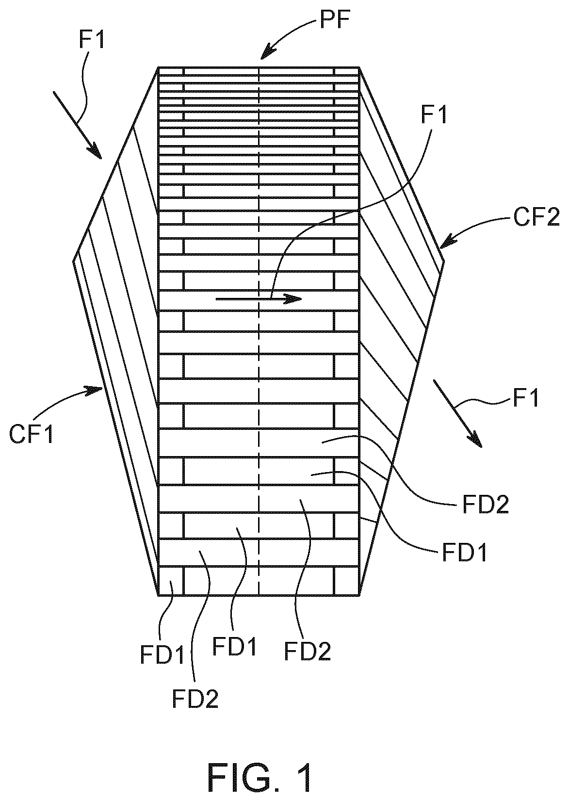 Patent US12104858 Figure 1 – Channel heat exchanger