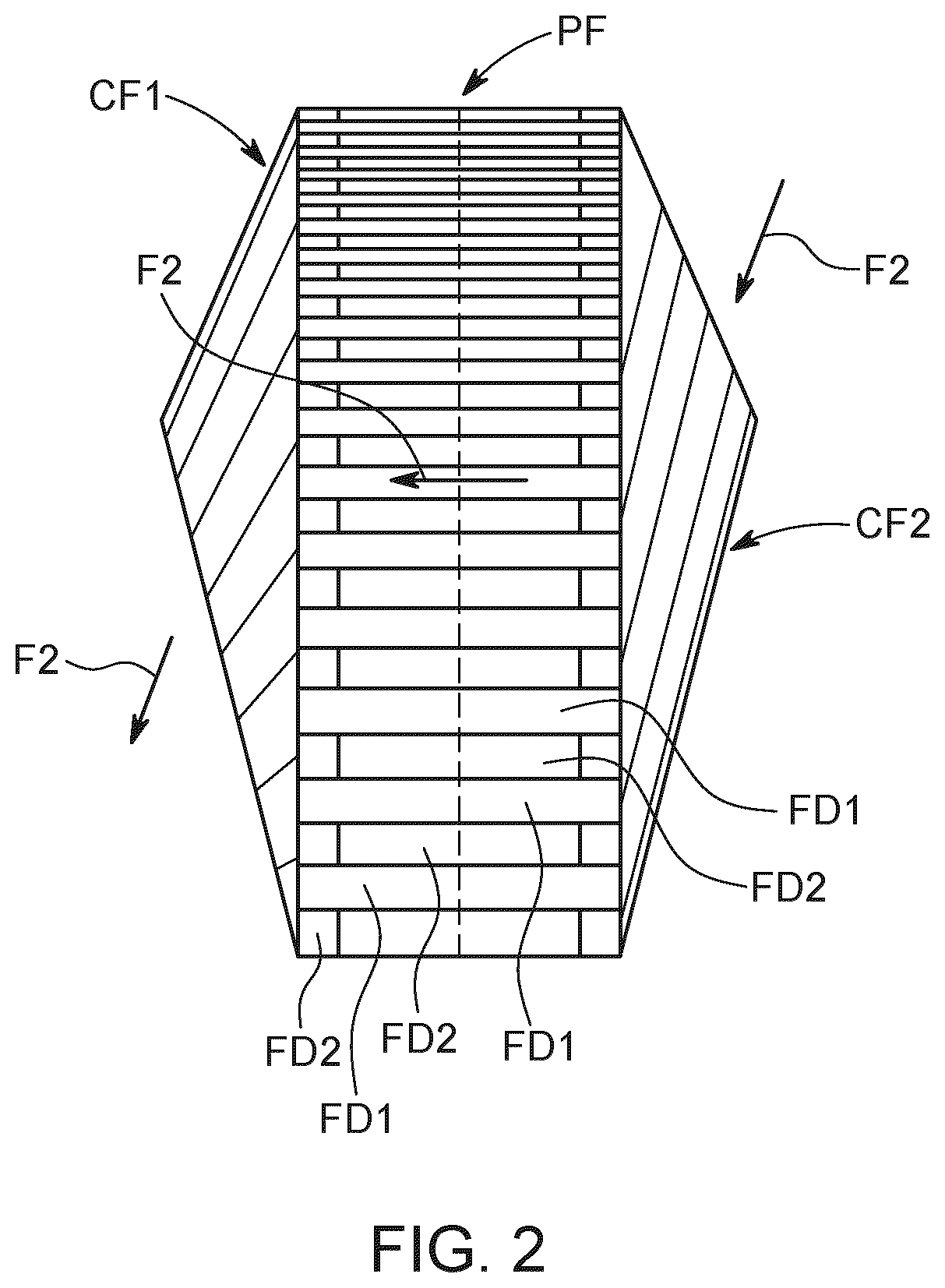 Patent US12104858 Figure 2 – Channel heat exchanger