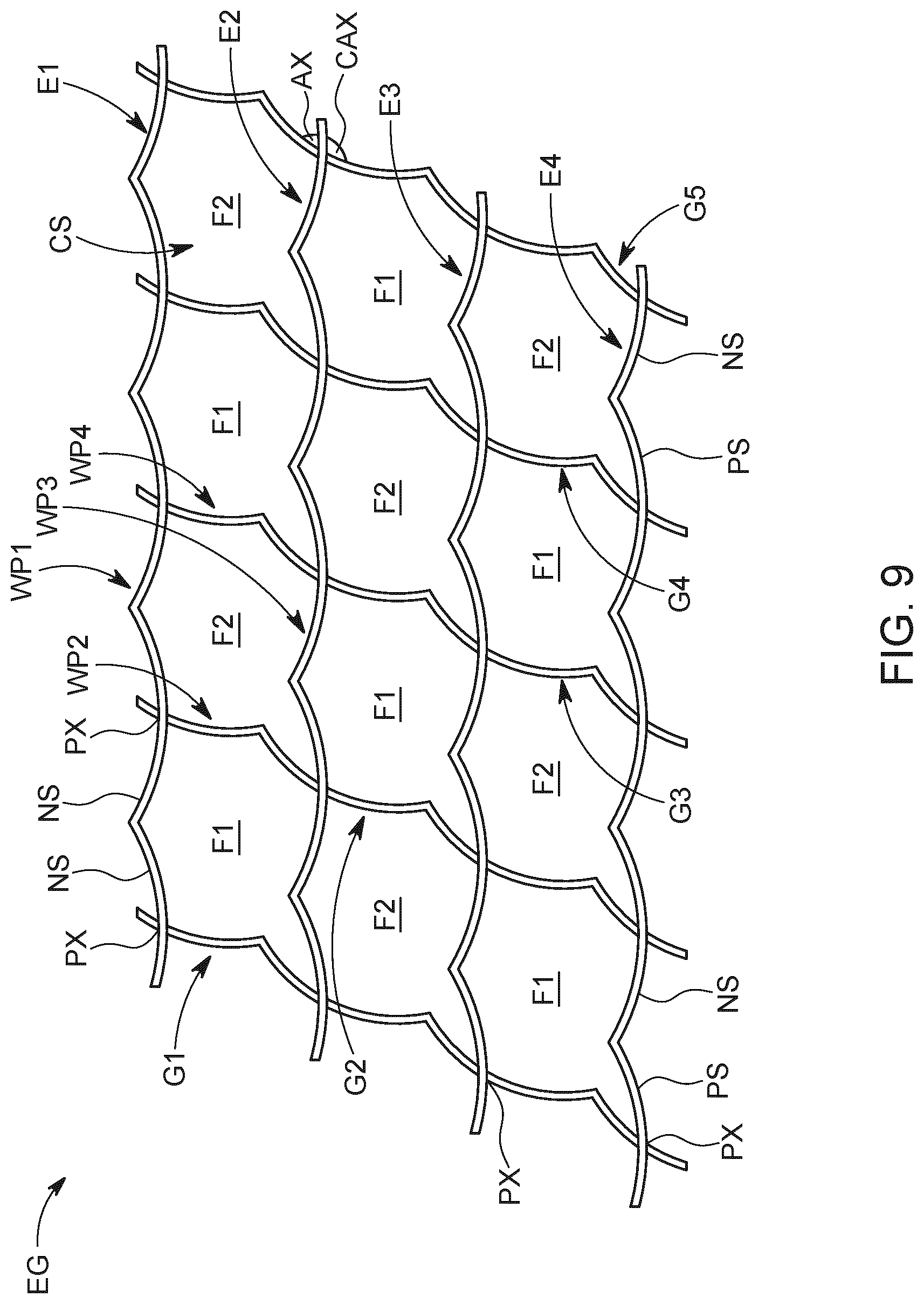 Patent US12104858 Figure 9 – Channel heat exchanger