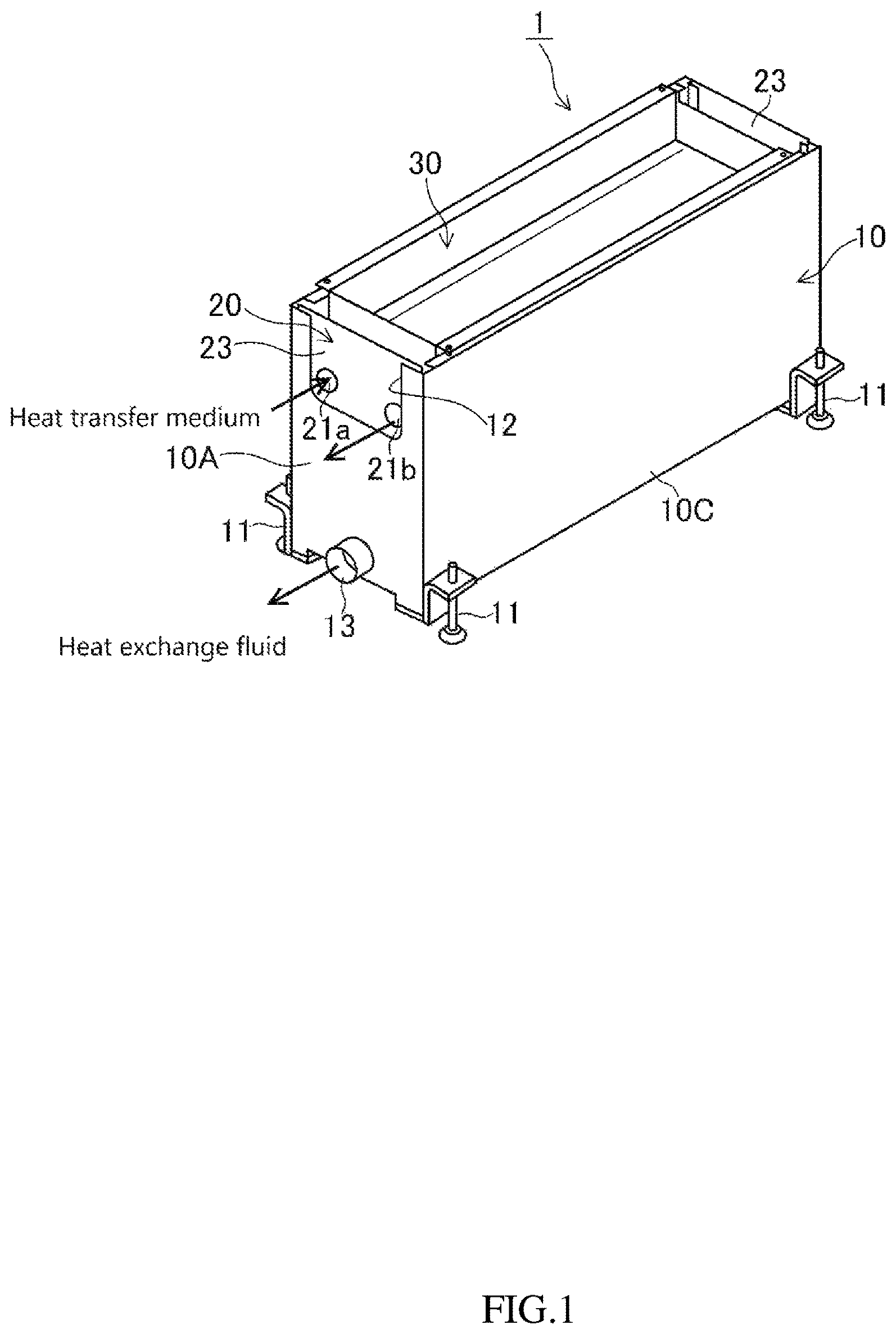 Patent US12104859 Figure 1 – Heat exchanging apparatus