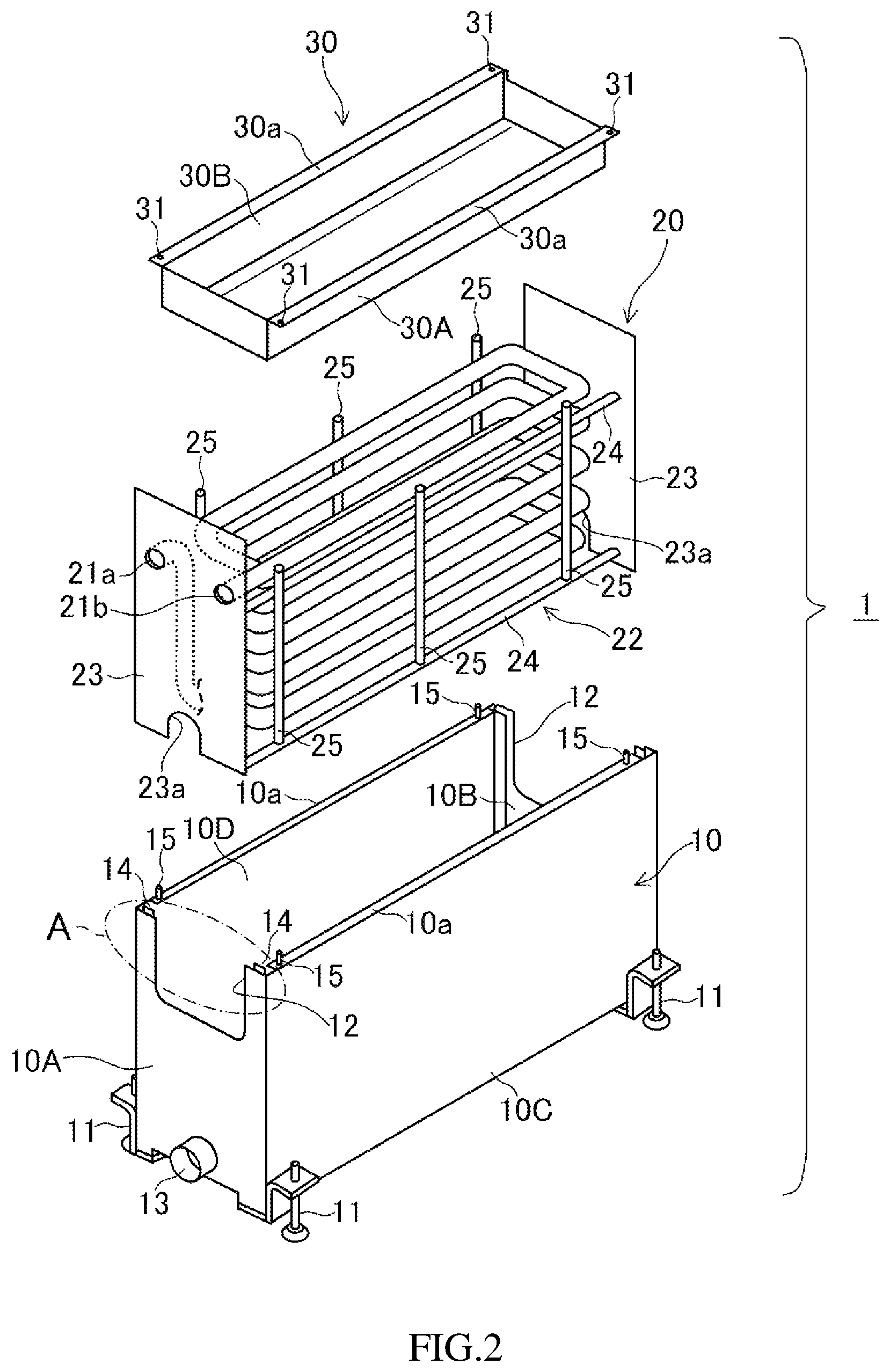 Patent US12104859 Figure 2 – Heat exchanging apparatus