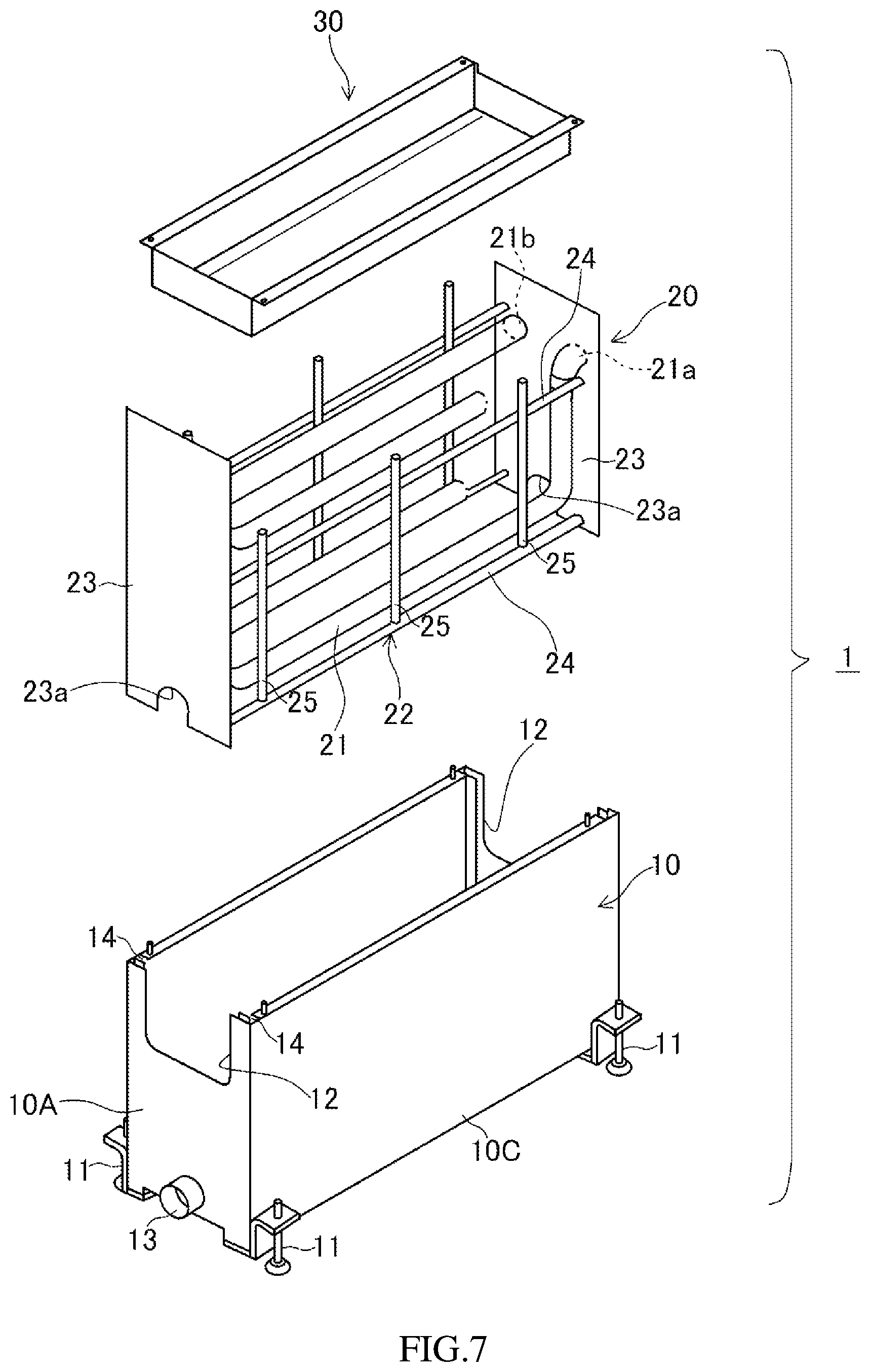 Patent US12104859 Figure 7 – Heat exchanging apparatus