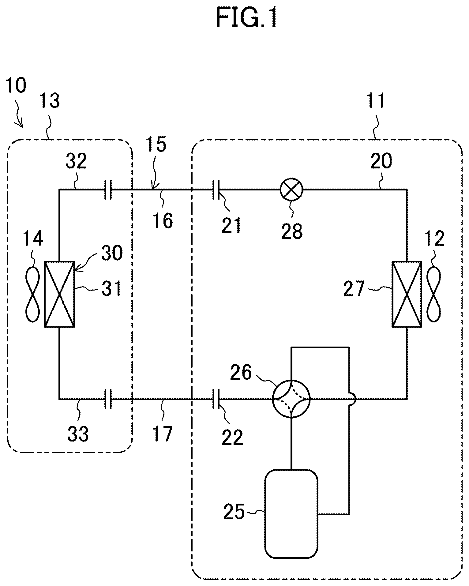 Patent US12104862 — Heat exchanger and air-conditioning apparatus — Figure 1