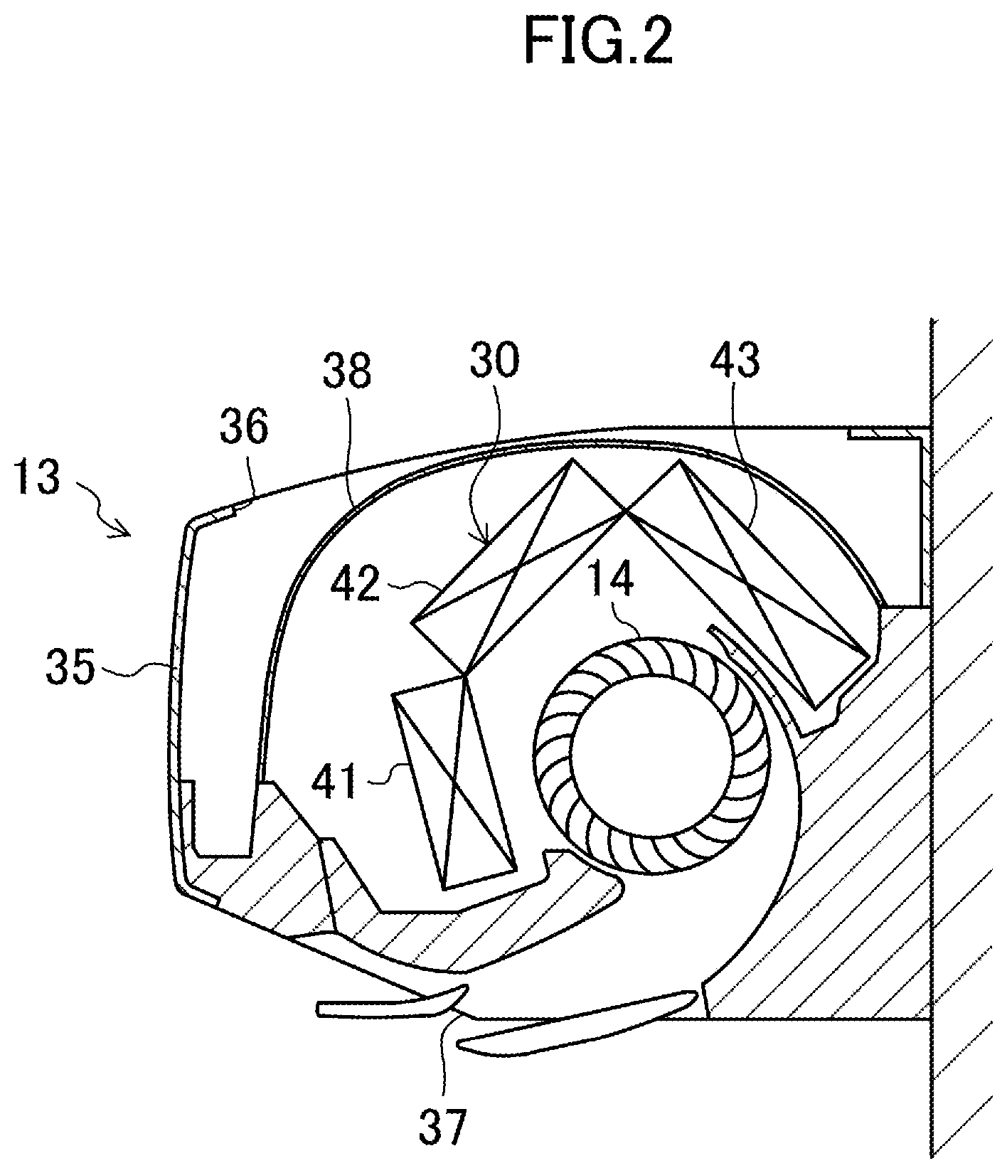 Patent US12104862 Figure 2 – Heat exchanger and air-conditioning apparatus