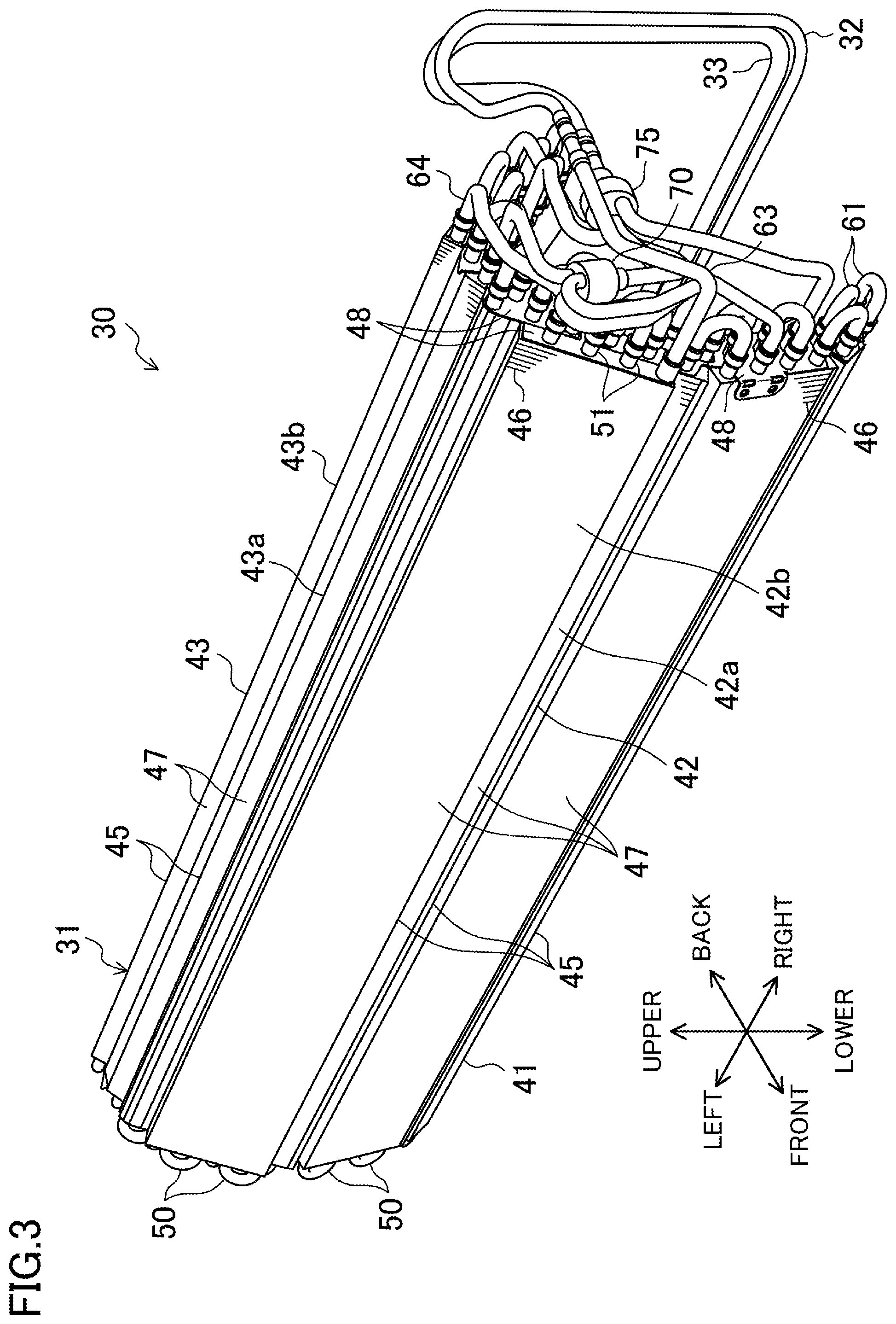 Patent US12104862 Figure 3 – Heat exchanger and air-conditioning apparatus