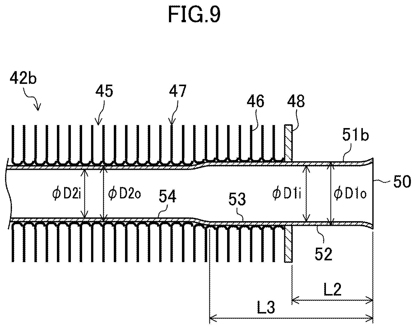Patent US12104862 Figure 9 – Heat exchanger and air-conditioning apparatus