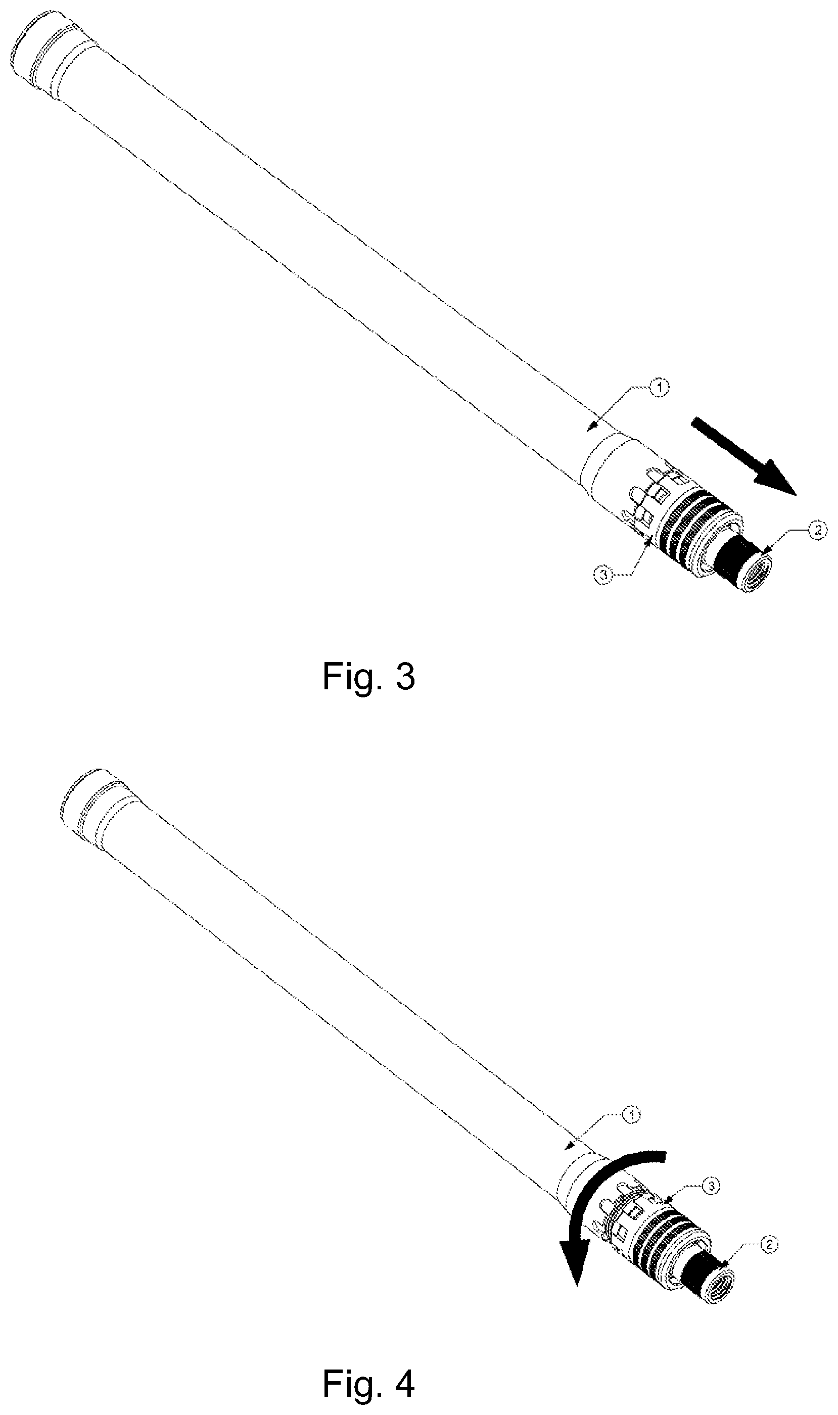 Patent US12104866 Figure 2 – Quick disassembly recoil group structure for firearms