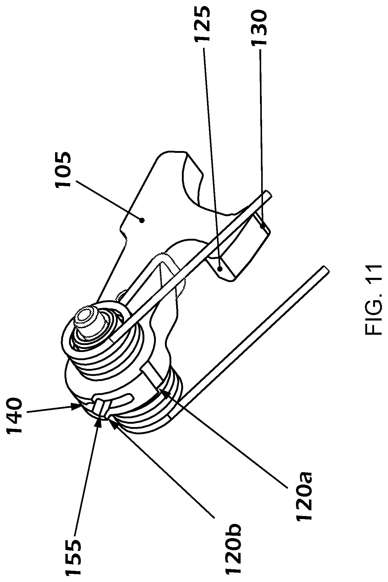 Patent US12104867 Figure 11 – Trigger assembly with safety features