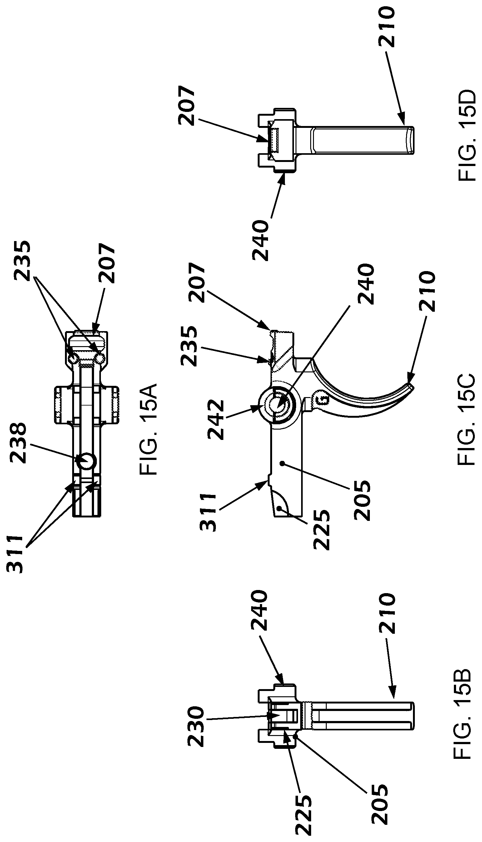 Patent US12104867 Figure 15 – Trigger assembly with safety features