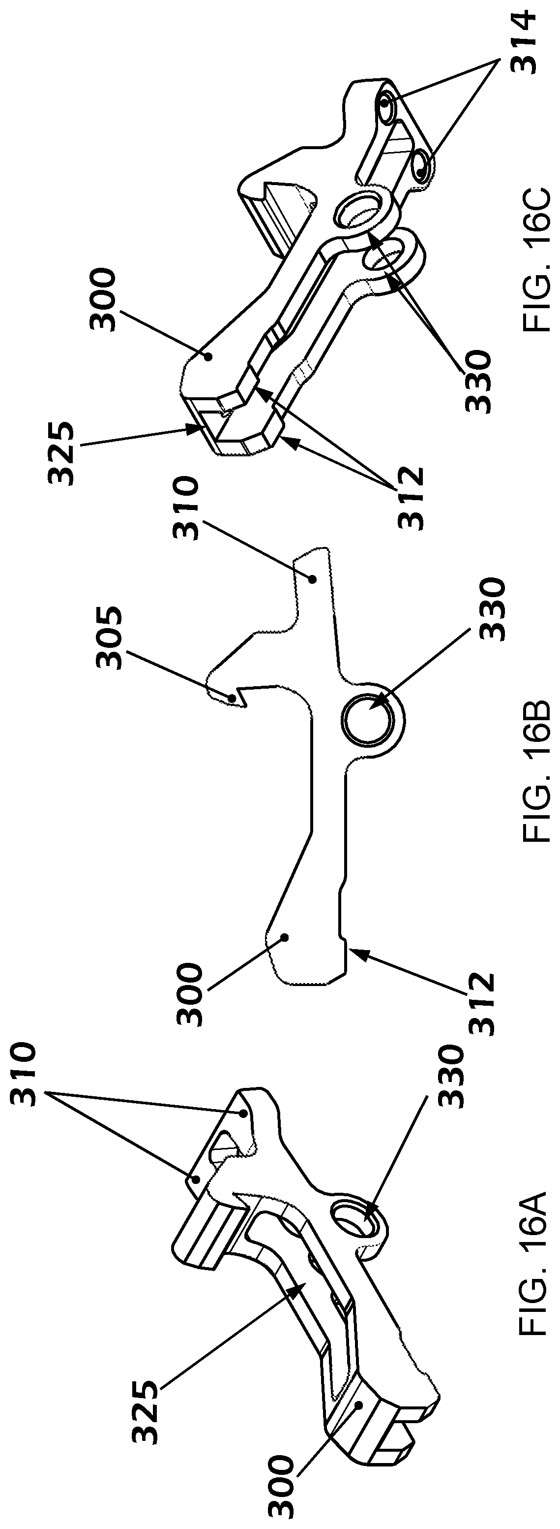 Patent US12104867 Figure 16 – Trigger assembly with safety features
