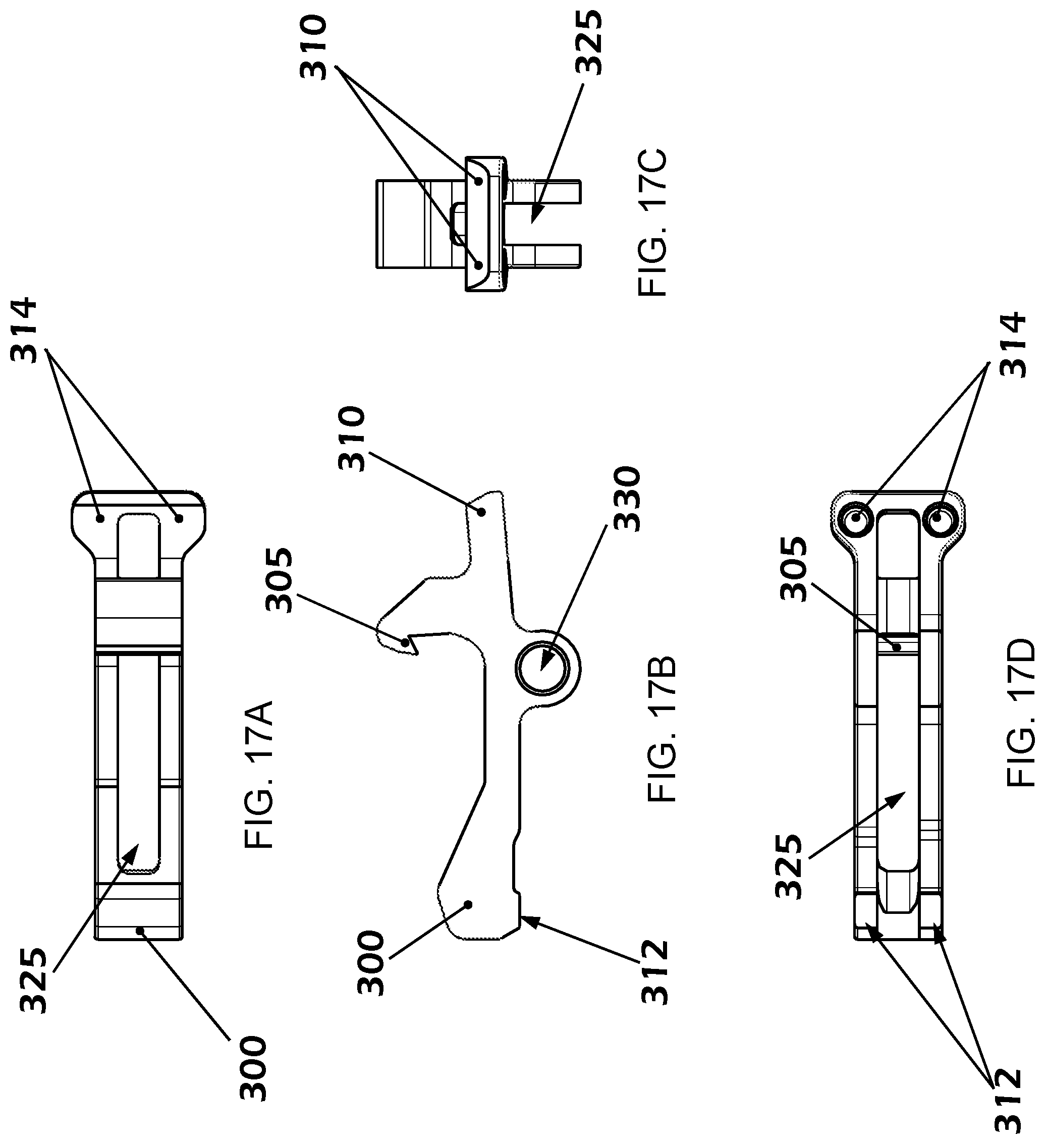 Patent US12104867 Figure 17 – Trigger assembly with safety features