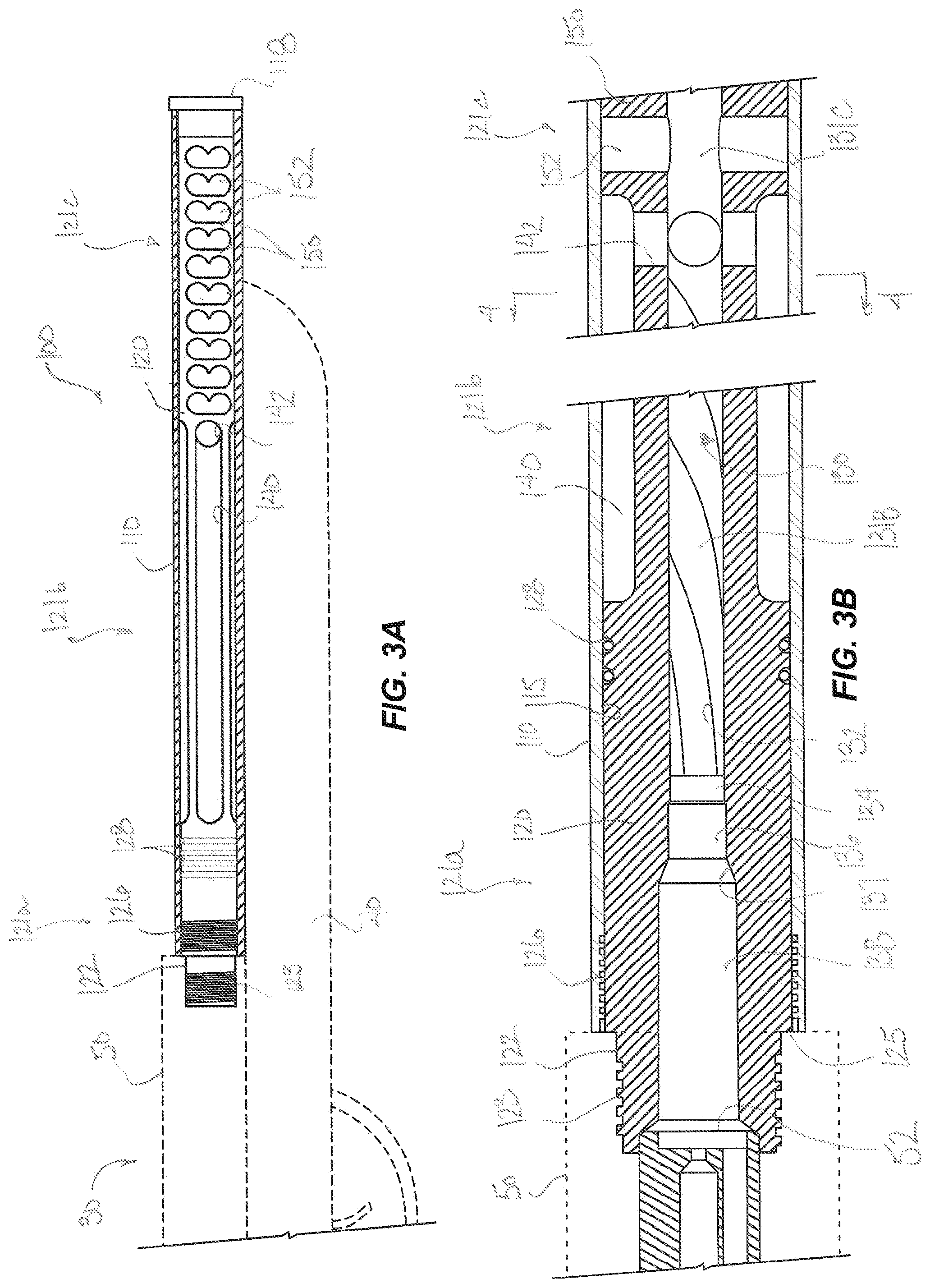 Patent US12104869 Figure 2 – Weapon barrel having integrated suppressor