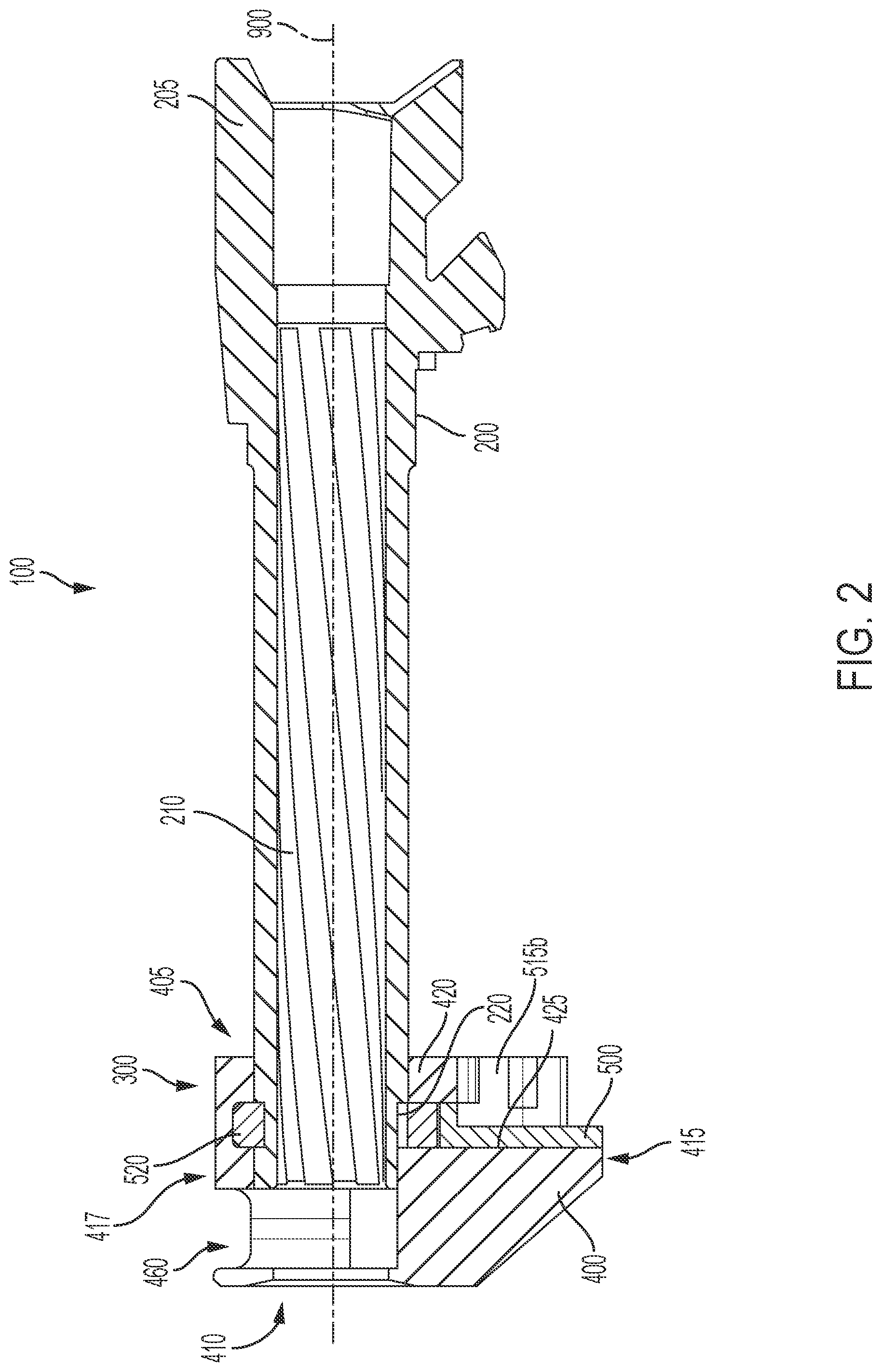 Patent US12104870 Figure 2 – Quick-connect muzzle accessory