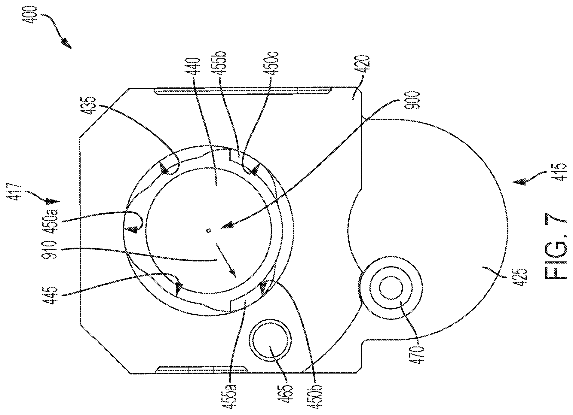 Patent US12104870 Figure 7 – Quick-connect muzzle accessory