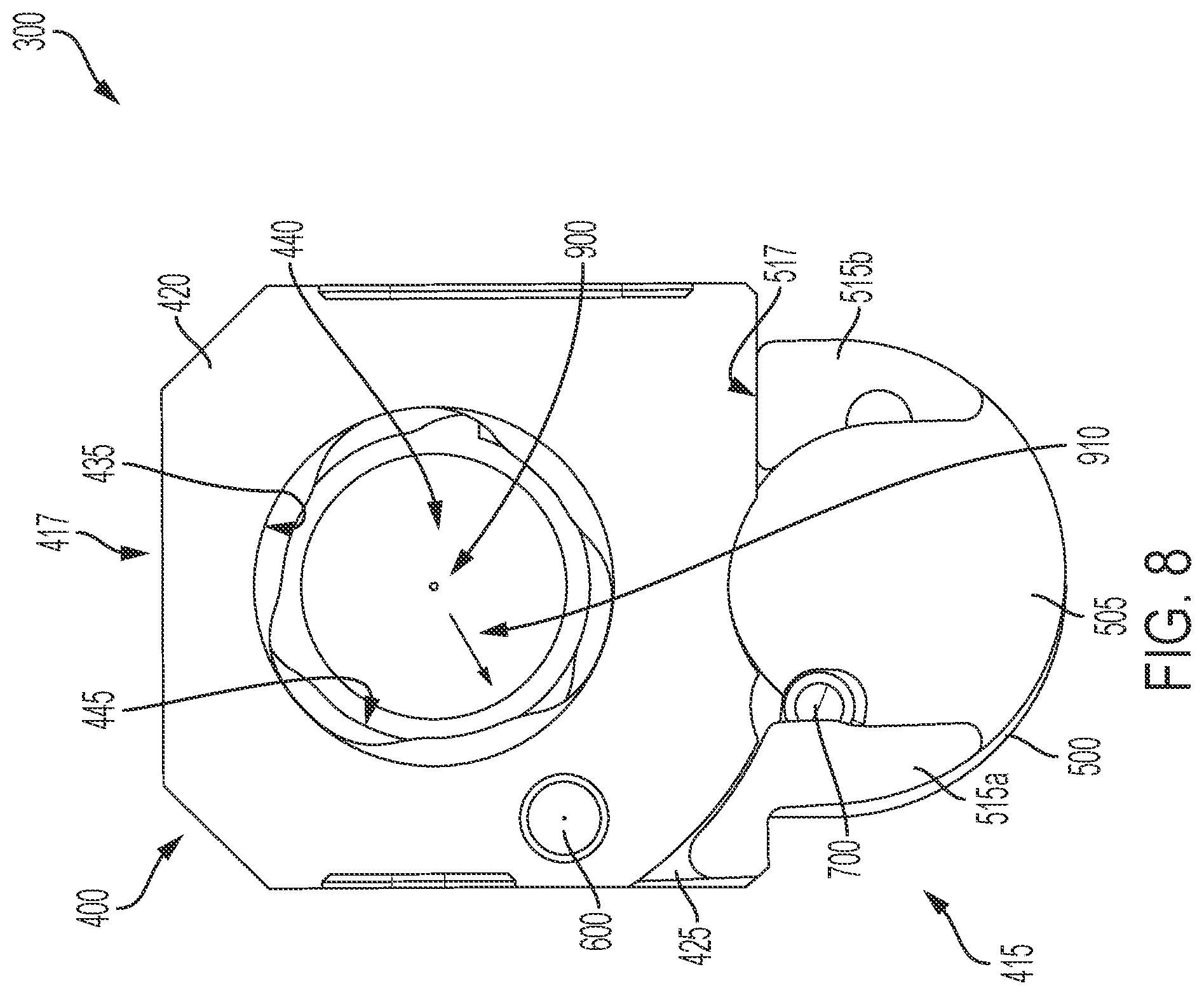 Patent US12104870 Figure 8 – Quick-connect muzzle accessory