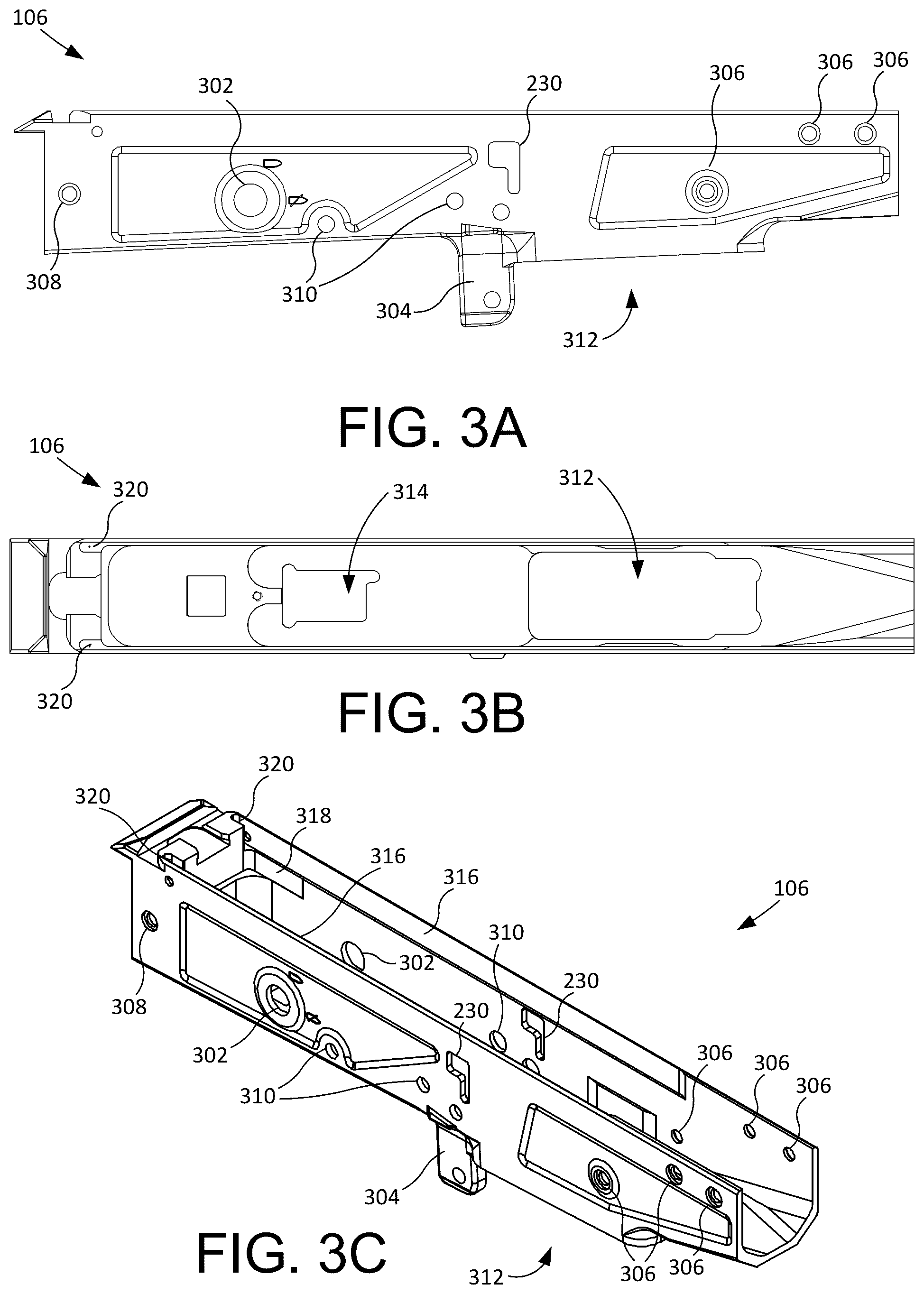 Patent US12104872 Figure 3 – Firearm receiver