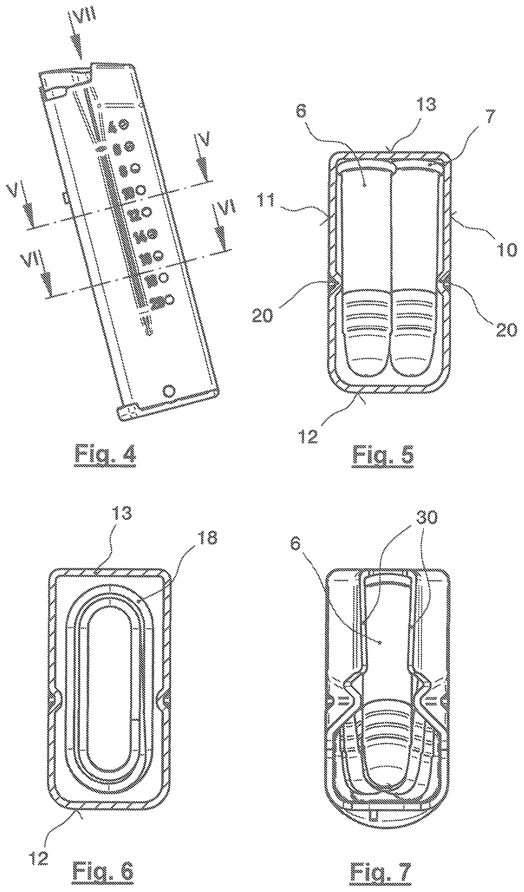 Patent US12104874 Figure 2 – Magazine of a pistol for cartridges with a case rim and pistol with a such