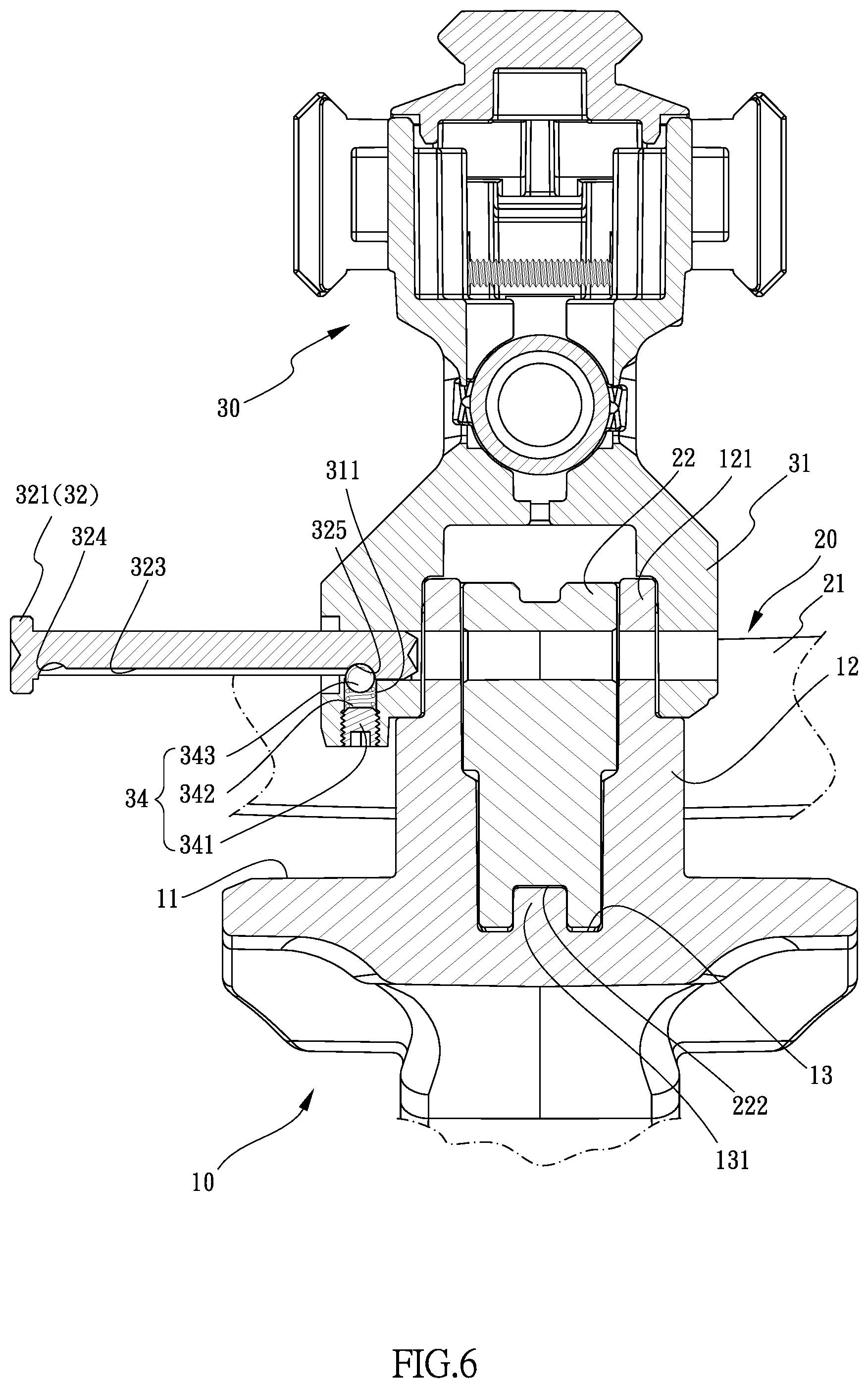 Patent US12104877 Figure 6 – Crossbow with replaceable bow unit