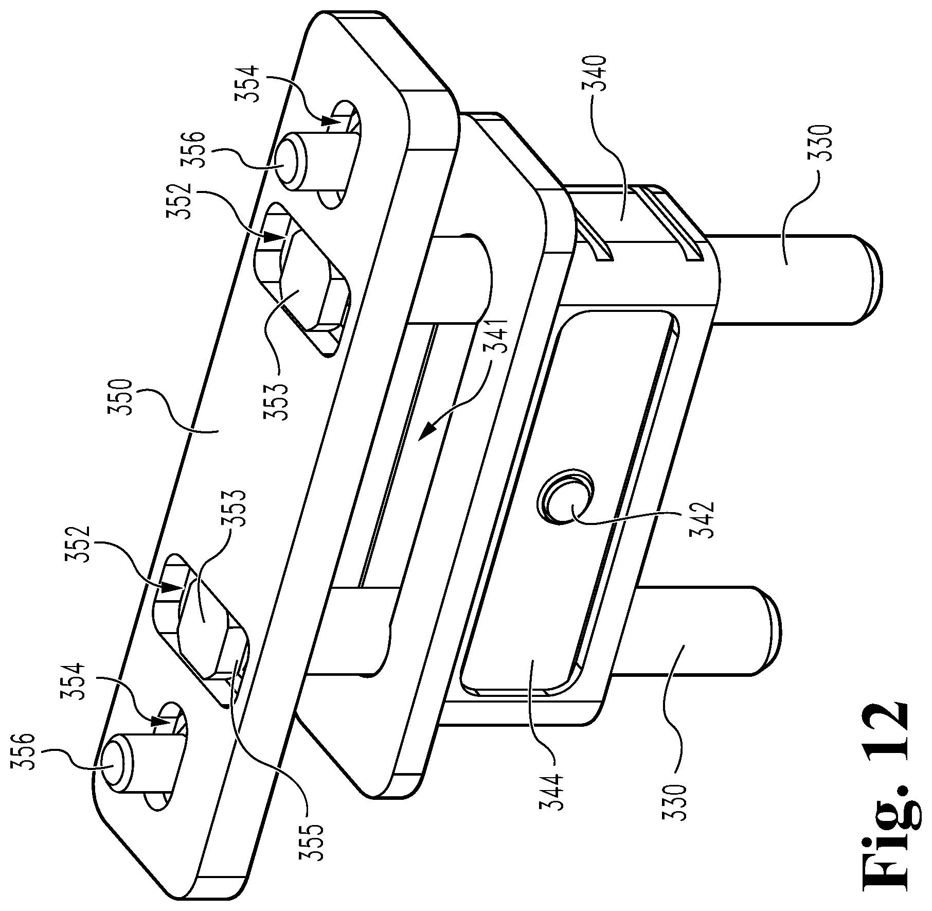 Patent US12104878 Figure 9 – Rifle stock