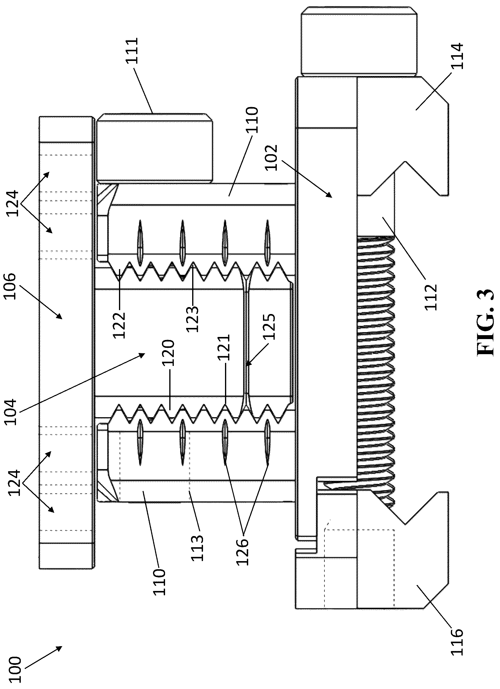 Patent US12104880 Figure 3 – Adjustable riser mount for optics