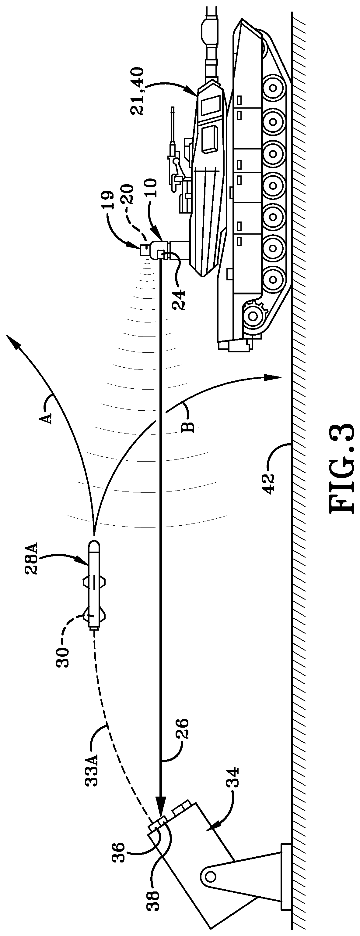 Patent US12104881 Figure 3 – Countermeasure system having a confirmation device and method thereof