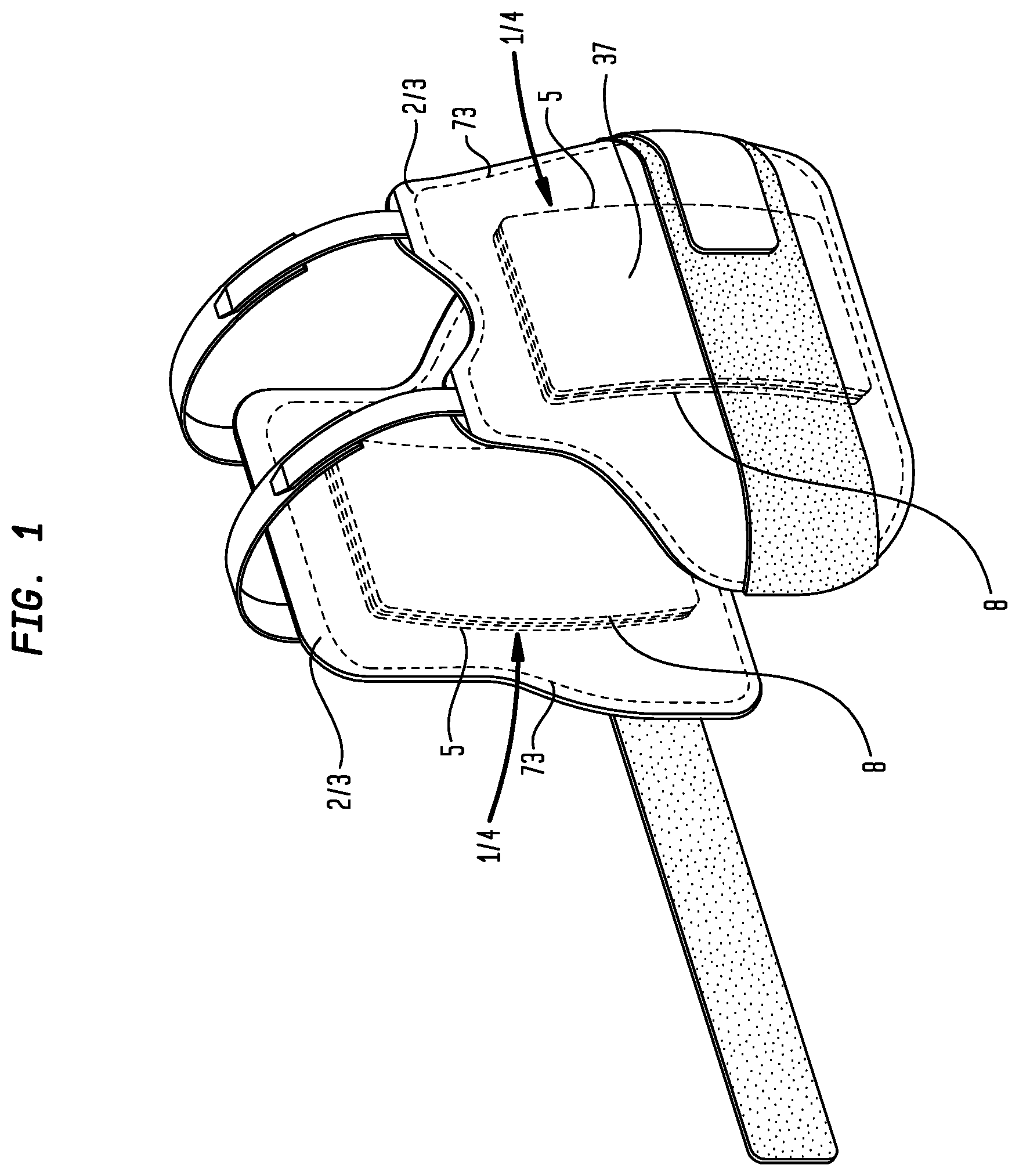 Patent US12104883 Figure 1 – Releasably engagable system of ballistic-resistant panels