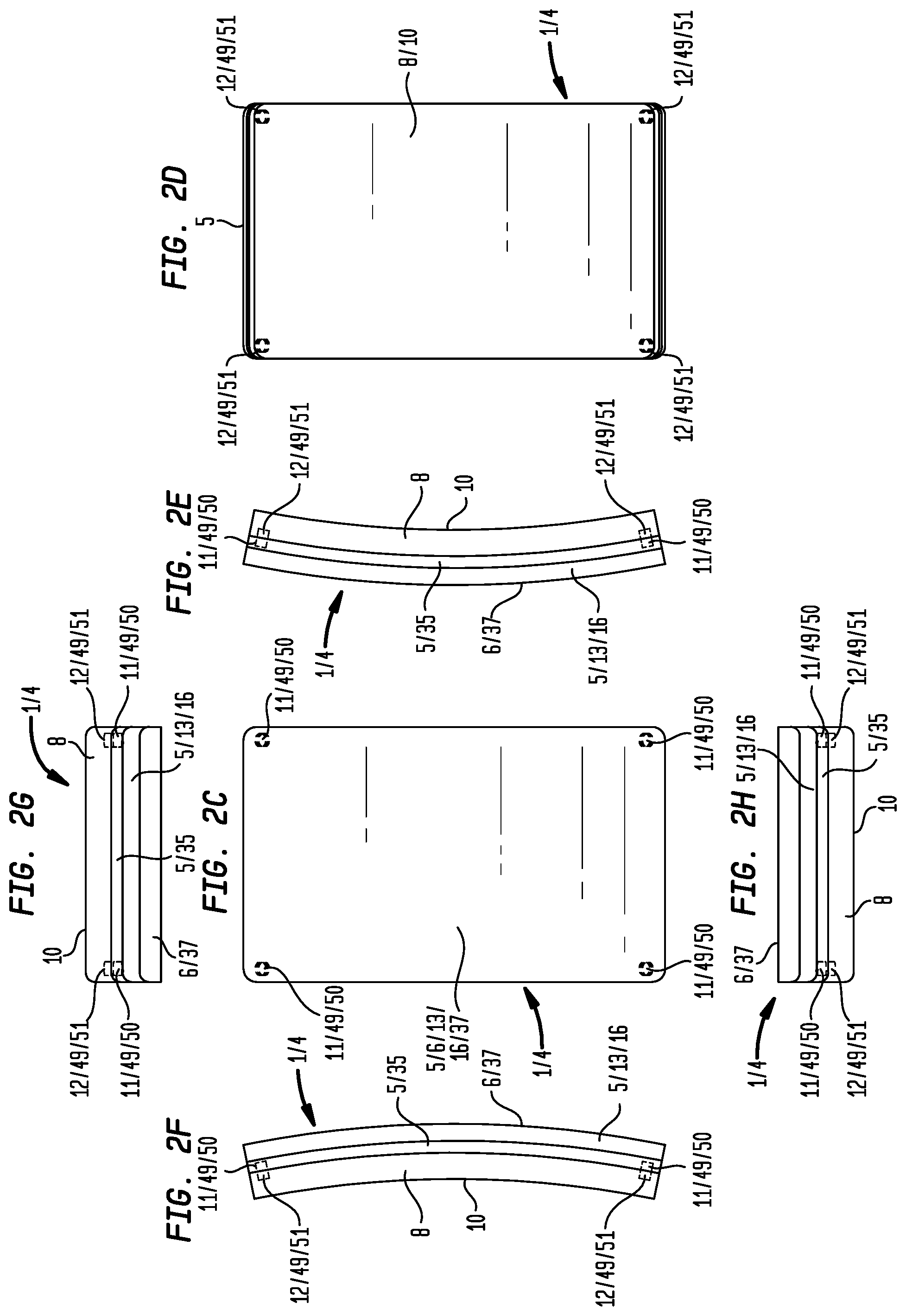 Patent US12104883 Figure 3 – Releasably engagable system of ballistic-resistant panels
