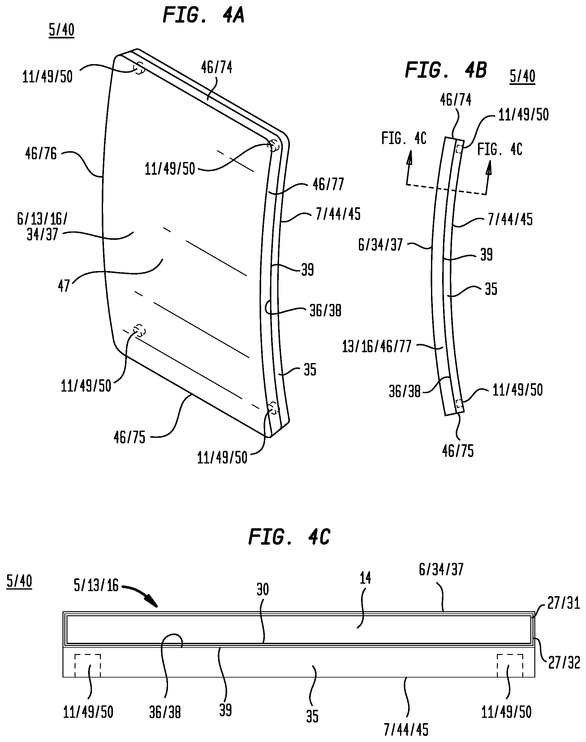 Patent US12104883 Figure 6 – Releasably engagable system of ballistic-resistant panels