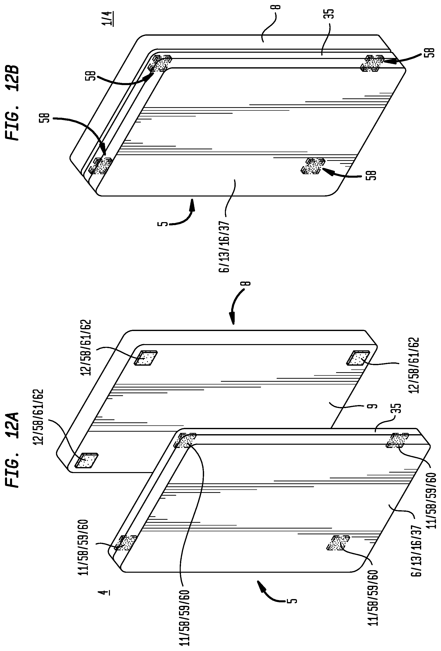 Patent US12104883 Figure 18 – Releasably engagable system of ballistic-resistant panels