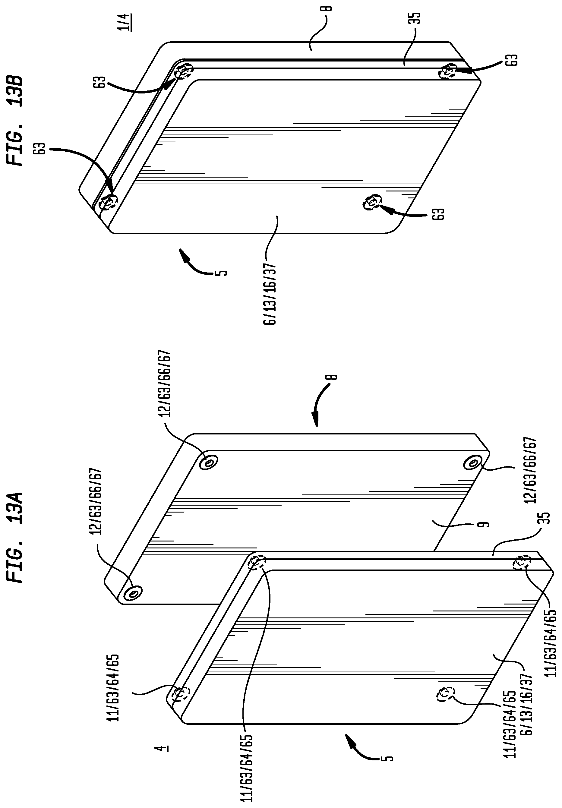 Patent US12104883 Figure 19 – Releasably engagable system of ballistic-resistant panels