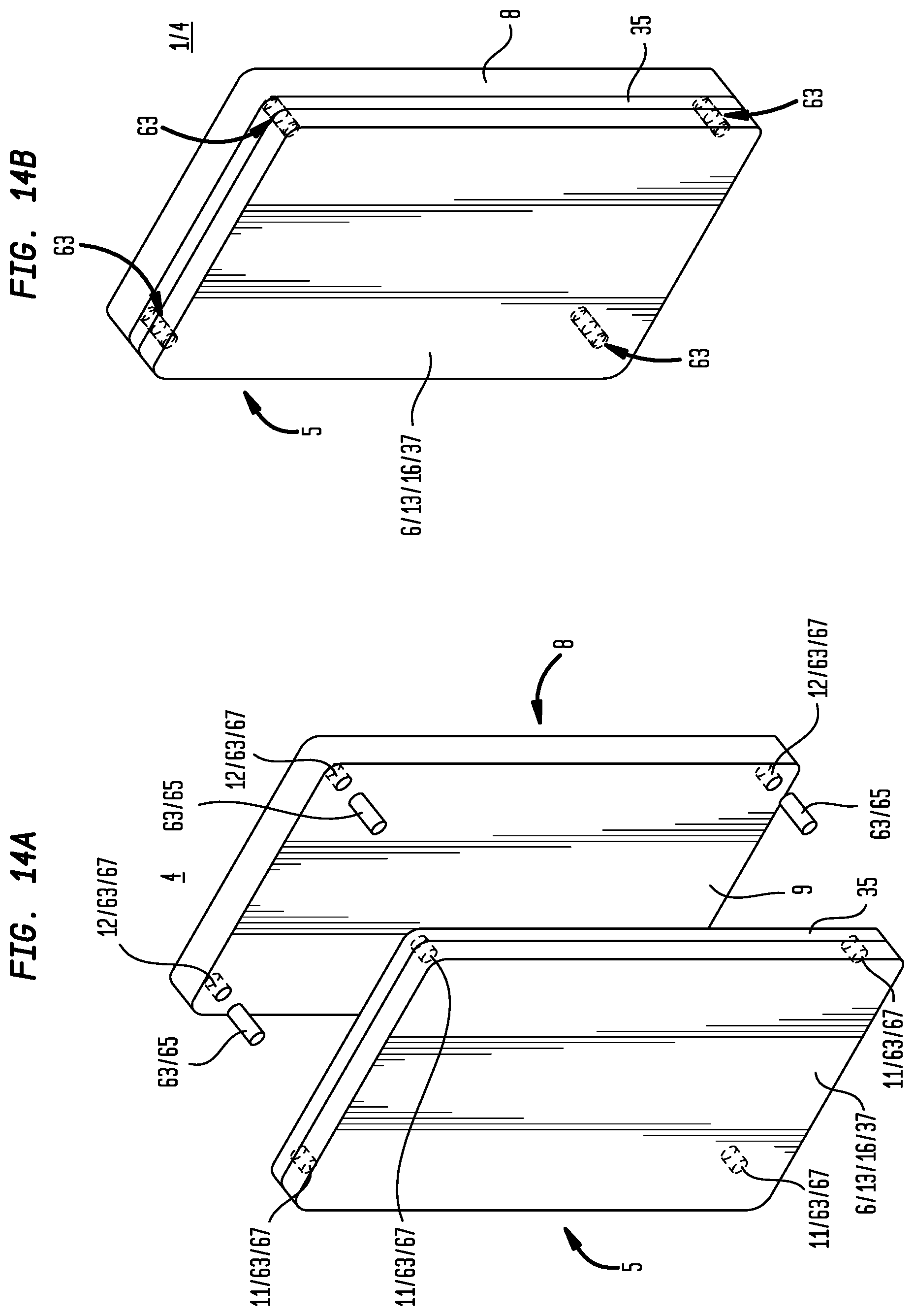 Patent US12104883 Figure 20 – Releasably engagable system of ballistic-resistant panels