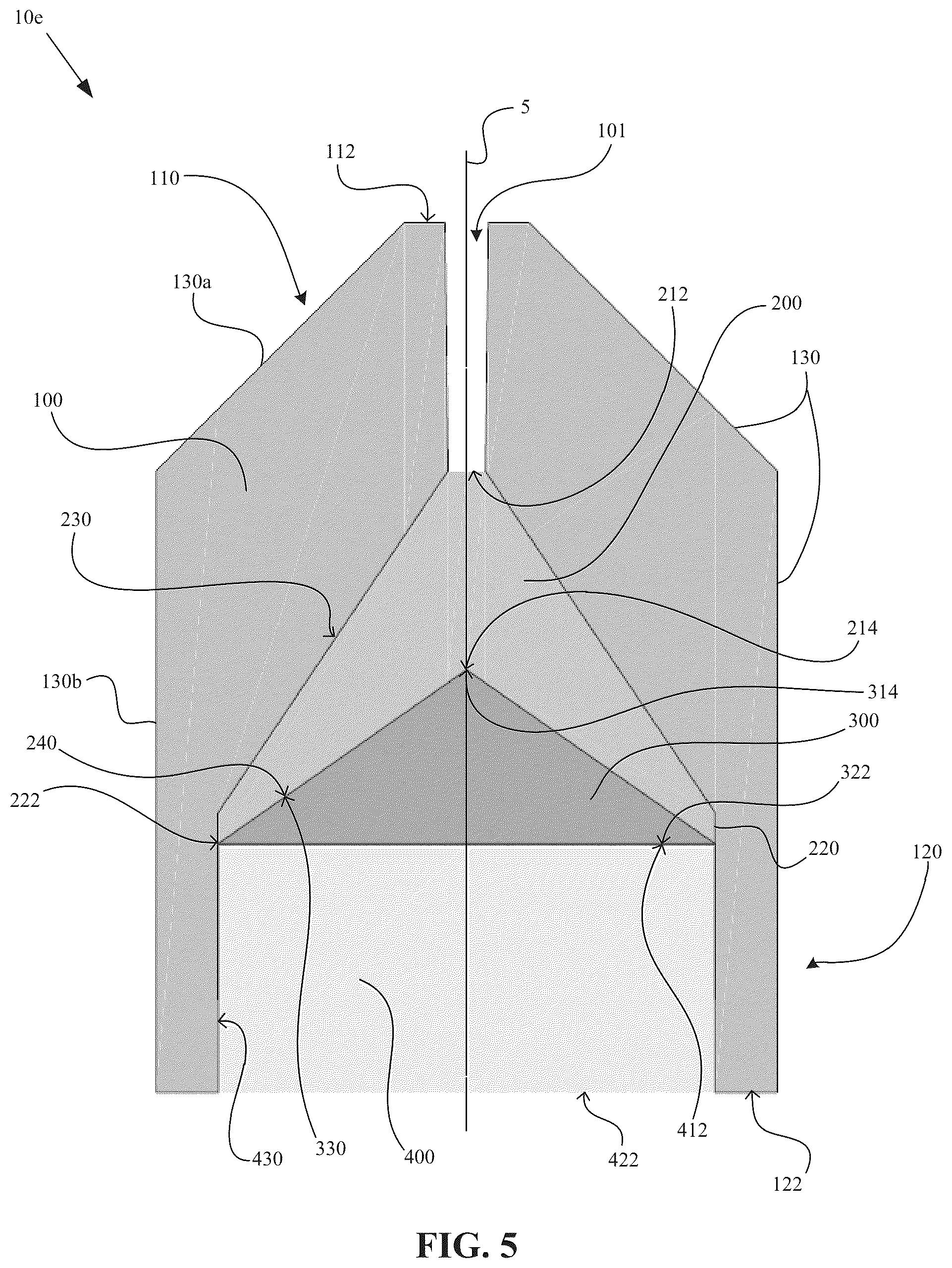 Patent US12104887 Figure 6 – Explosive device configured for producing a quasi-planar shock wave