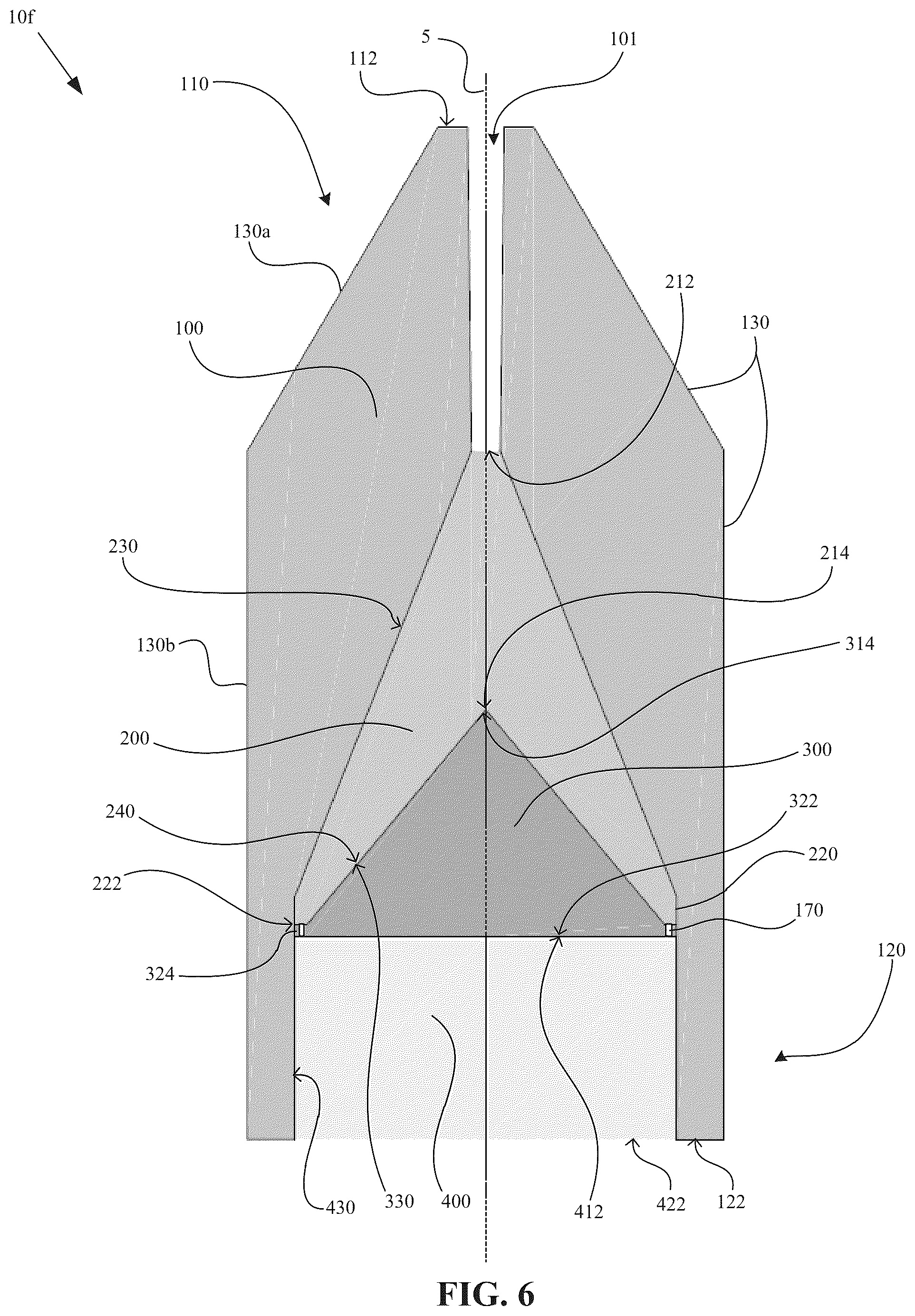 Patent US12104887 Figure 7 – Explosive device configured for producing a quasi-planar shock wave