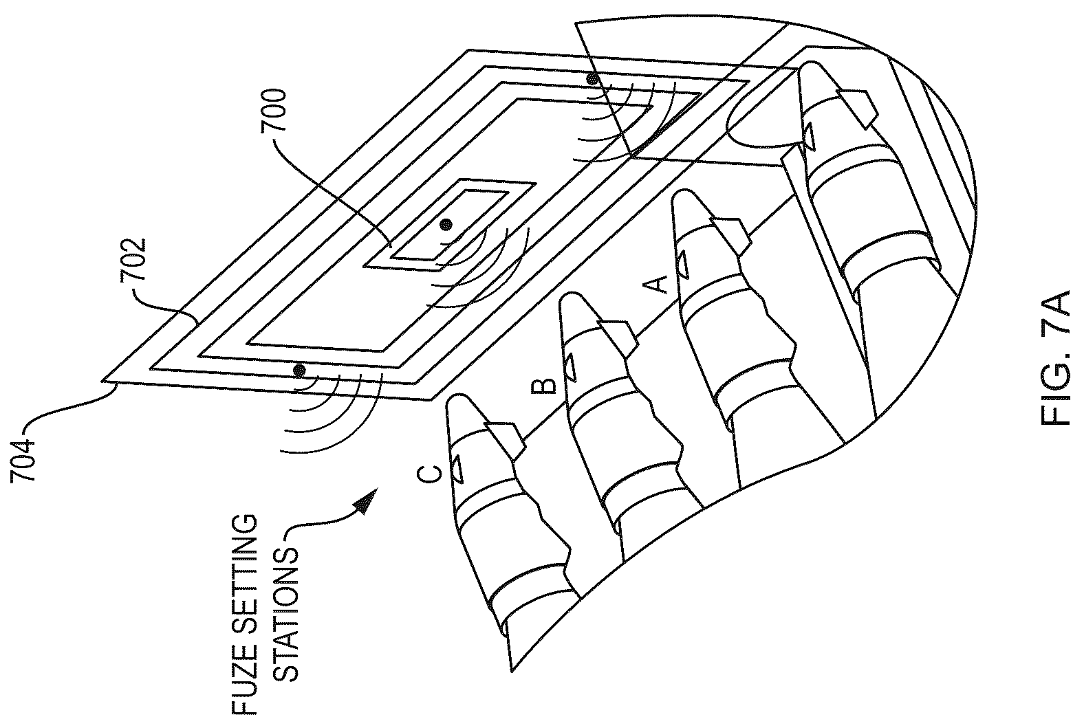 Patent US12104889 Figure 13 – Wireless multi-fuze setter interface