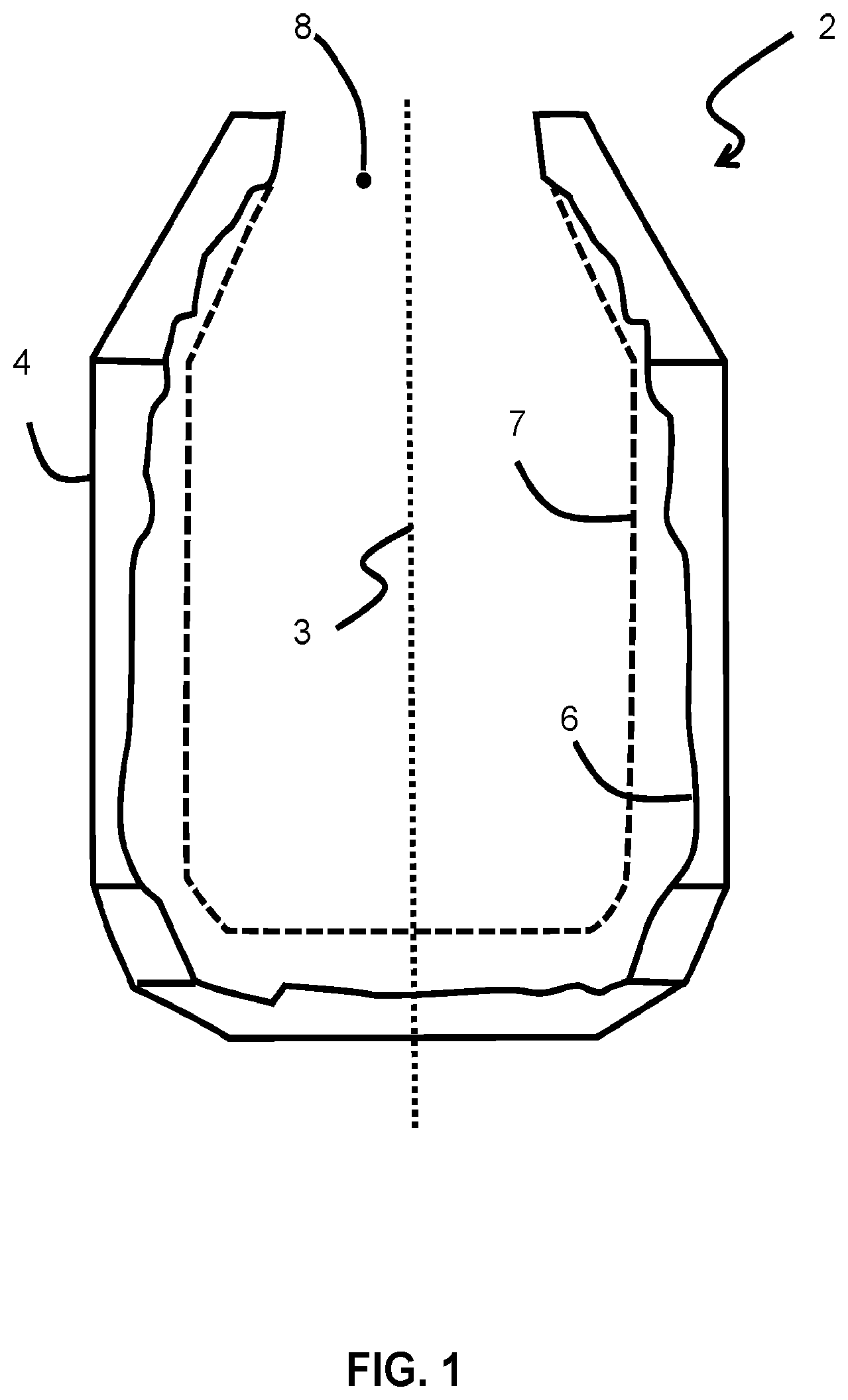 Patent US12104890 Figure 1 – System, device and method for measuring the interior refractory lining of a vessel