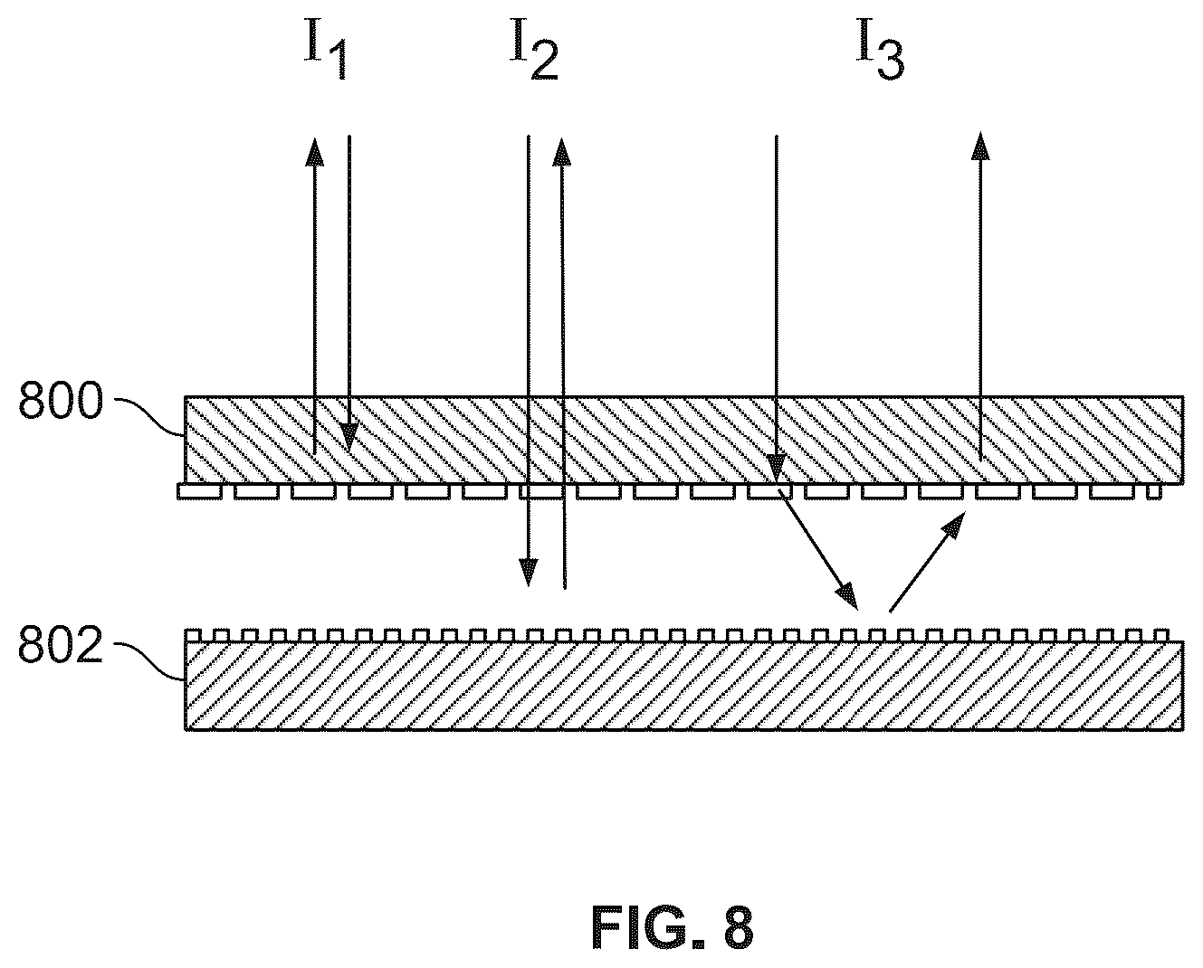 Patent US12104891 Figure 8 – Spatially filtered talbot interferometer for wafer distortion measurement