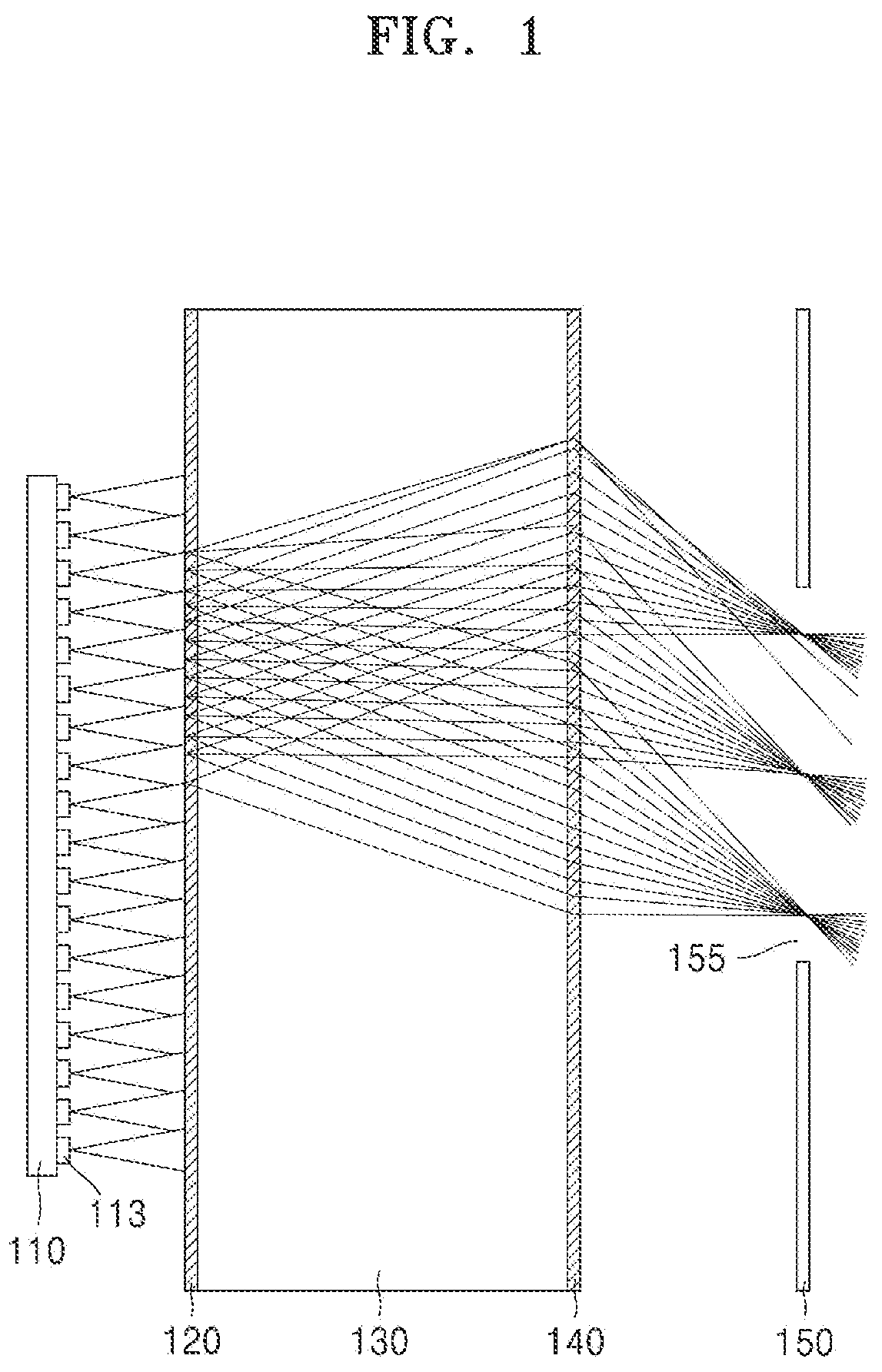 Patent US12104894 — Illumination device and electronic apparatus including the same — Figure 1