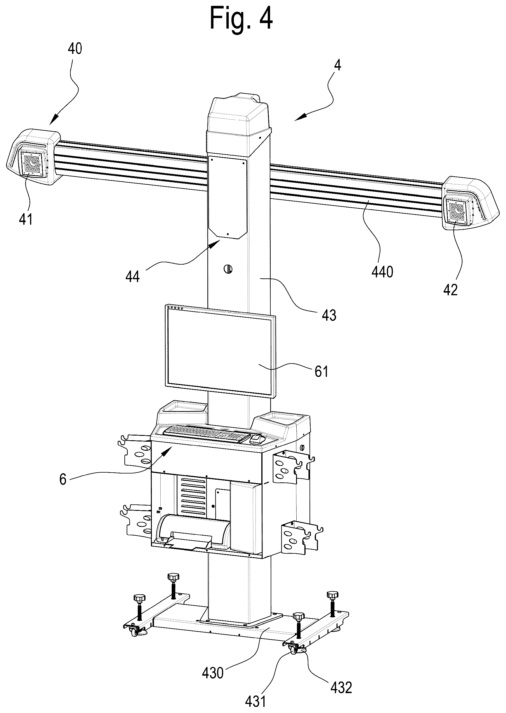 Patent US12104895 Figure 4 – Method for aligning a vehicle service system relative to a vehicle