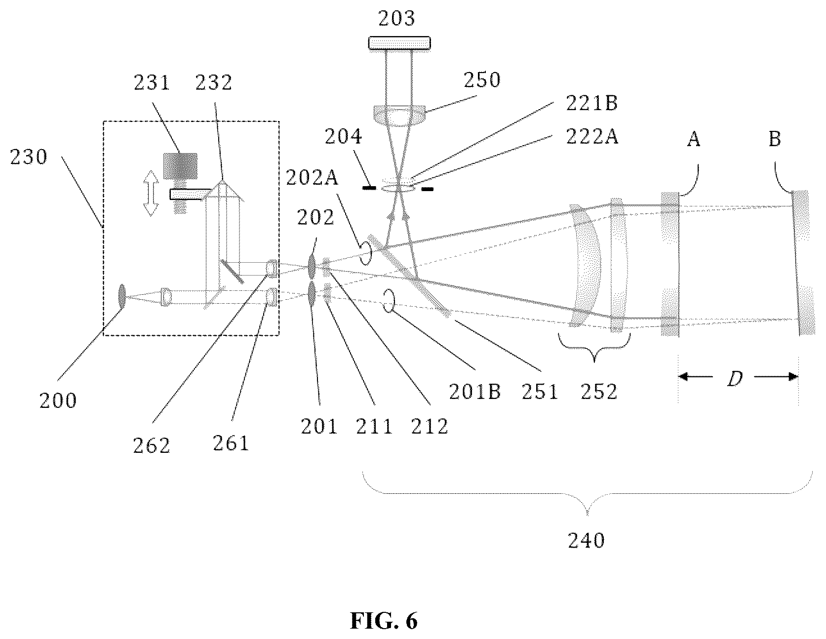 Patent US12104897 Figure 4 – Interometric optical system
