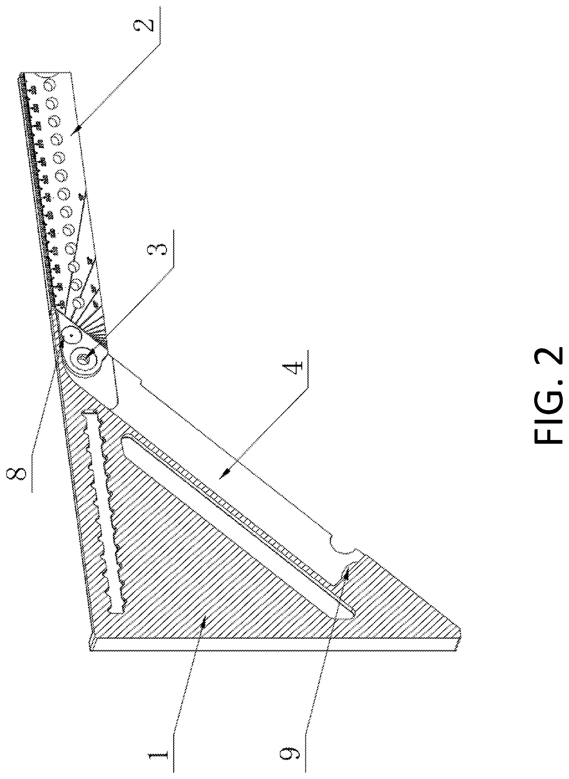 Patent US12104898 Figure 2 – Triangular ruler