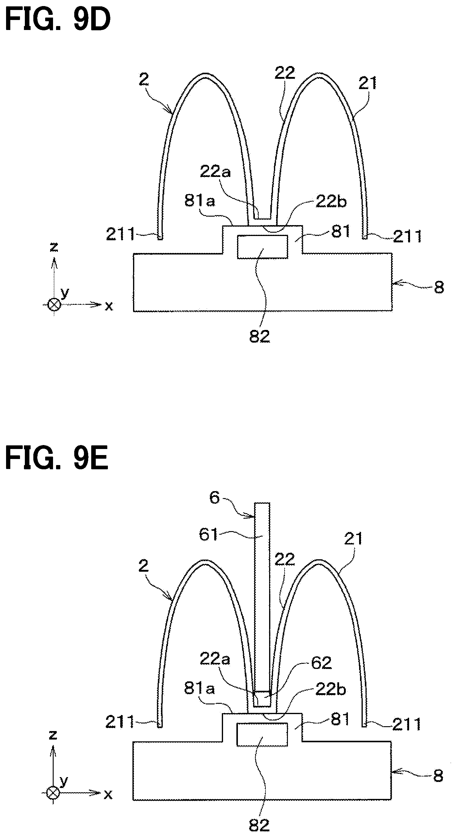 Patent US12104904 Figure 9 – Support structure for micro-vibrator and method of manufacturing inertial sensor