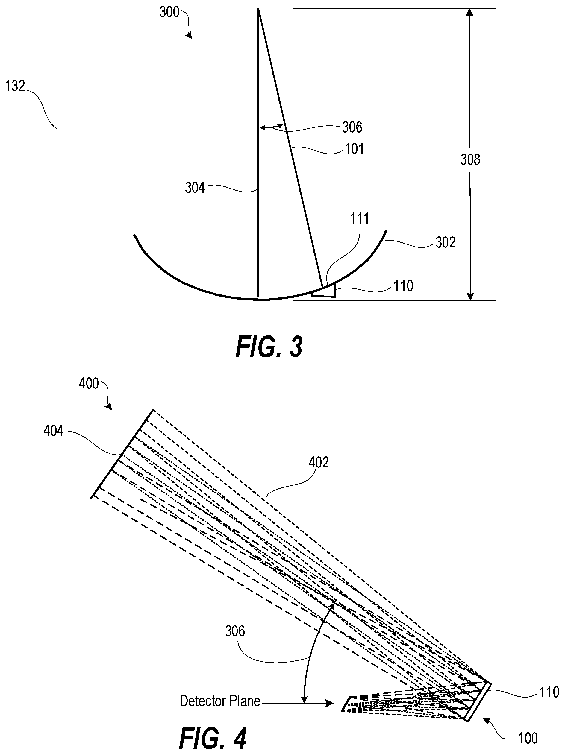 Patent US12104907 Figure 2 – Compact star tracker using off-axis parabolic mirror