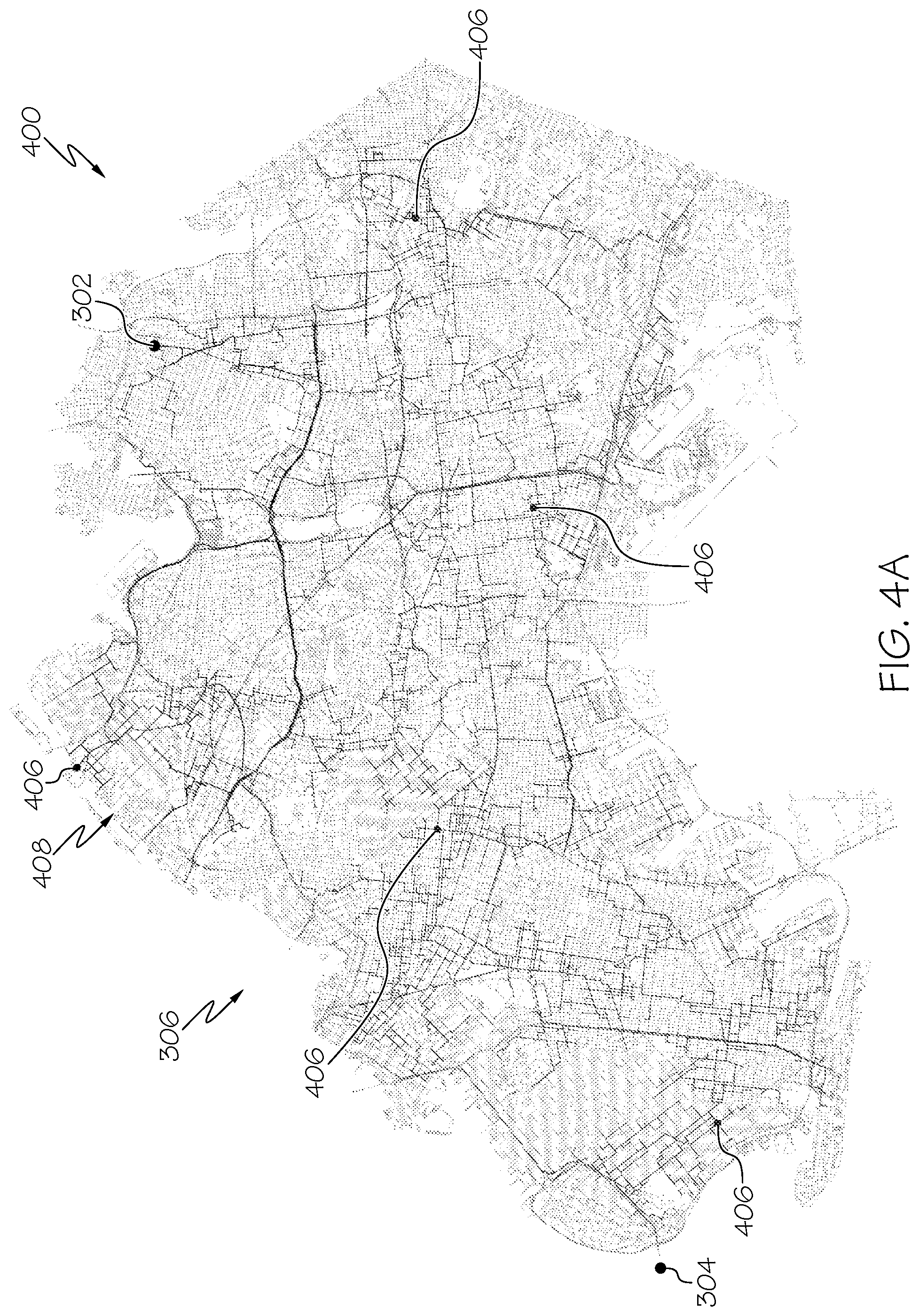 Patent US12104910 Figure 4 – Systems and methods for informable multi-objective and multi-direction rapidly exploring random tree route planning