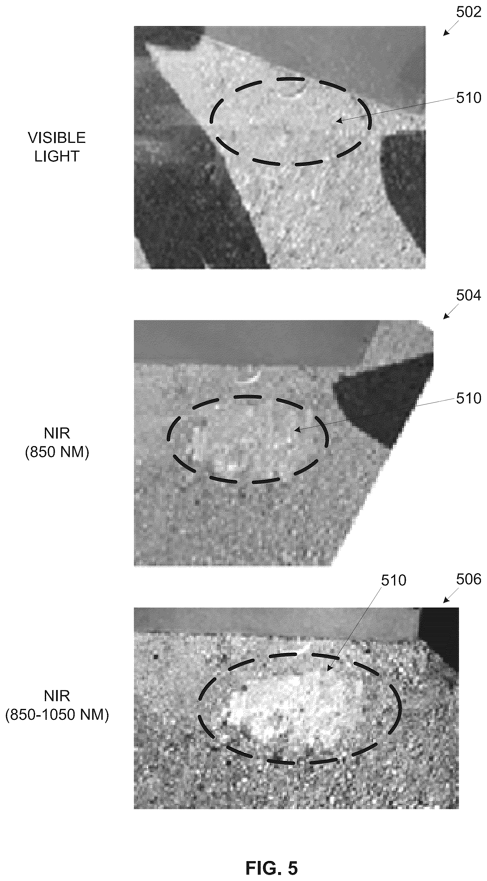 Patent US12104911 Figure 5 – Imperceptible road markings to support automated vehicular systems
